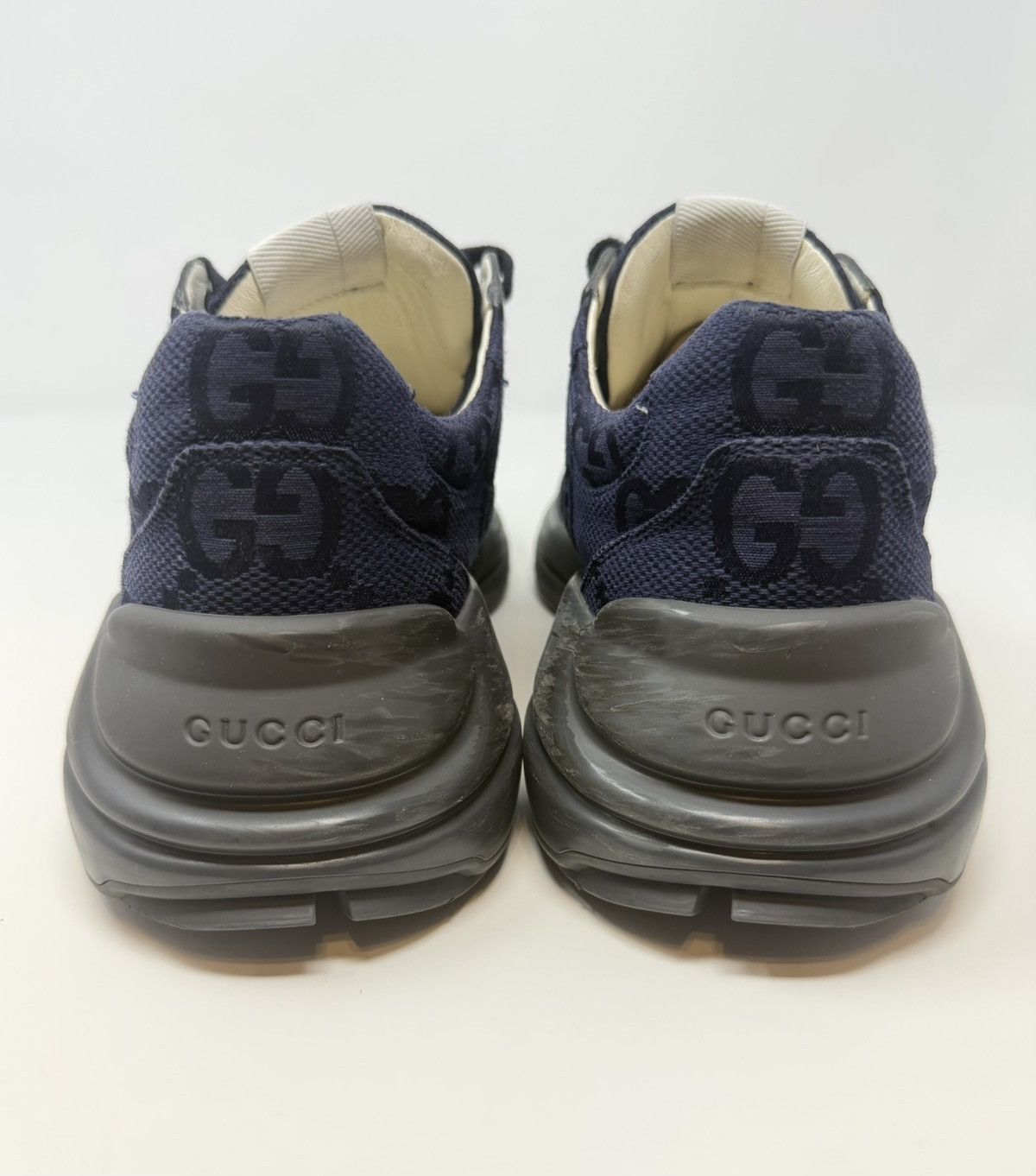 Gucci Gucci Rhyton Blue Maxi GG Supreme Sneaker Size US 11 / EU 44 - 5 Thumbnail