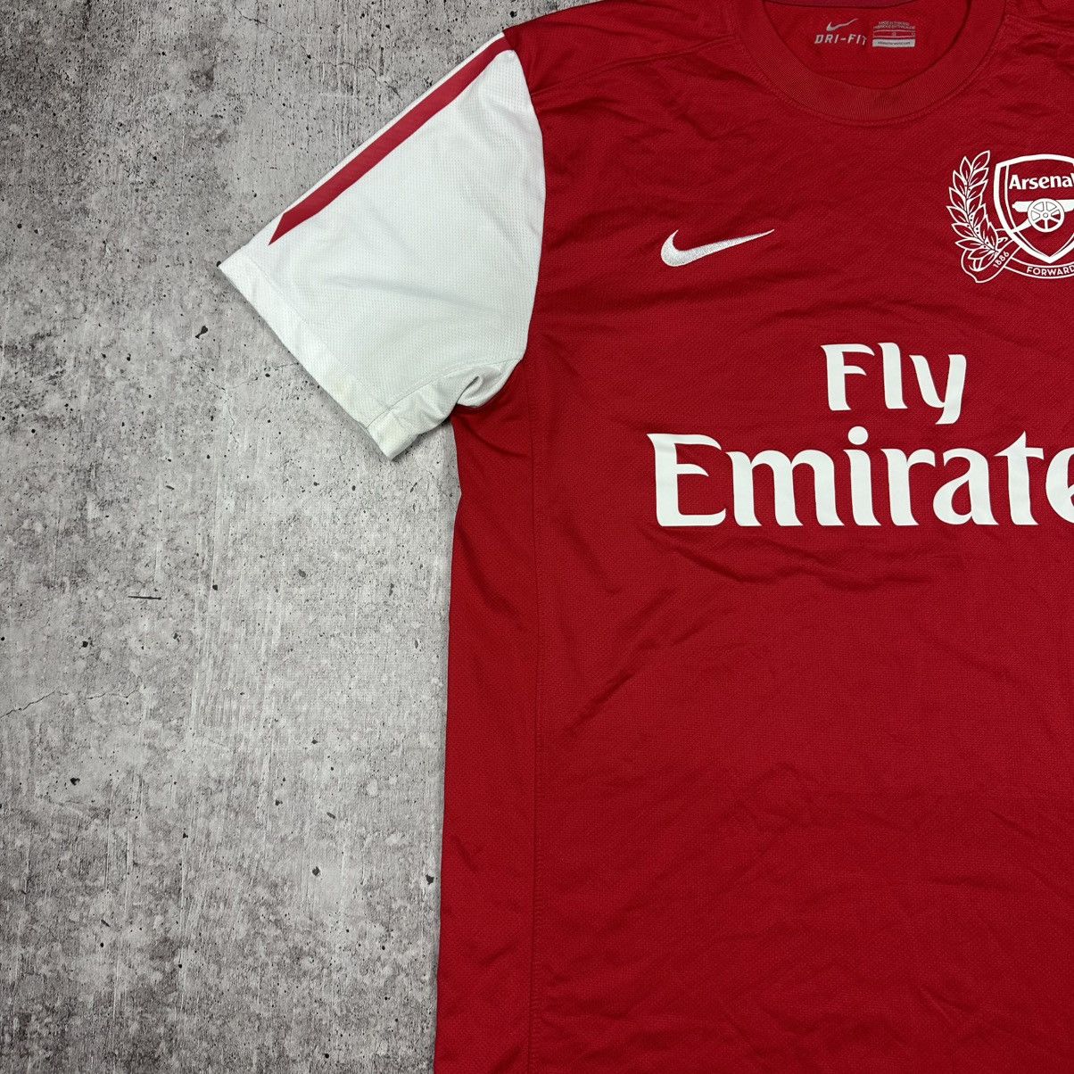 Nike 2011/12 Nike Arsenal 125th Anniversary Vintage Soccer Jersey Size US L / EU 52-54 / 3 - 3 Thumbnail