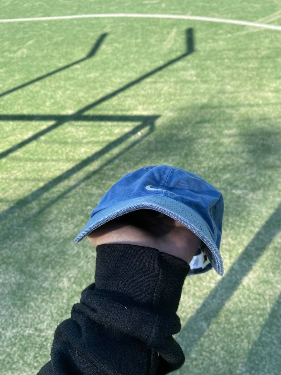 Nike × Vintage Vintage Y2K Mans Nike Cap Double Swoosh Made in Taiwan Size ONE SIZE - 3 Thumbnail