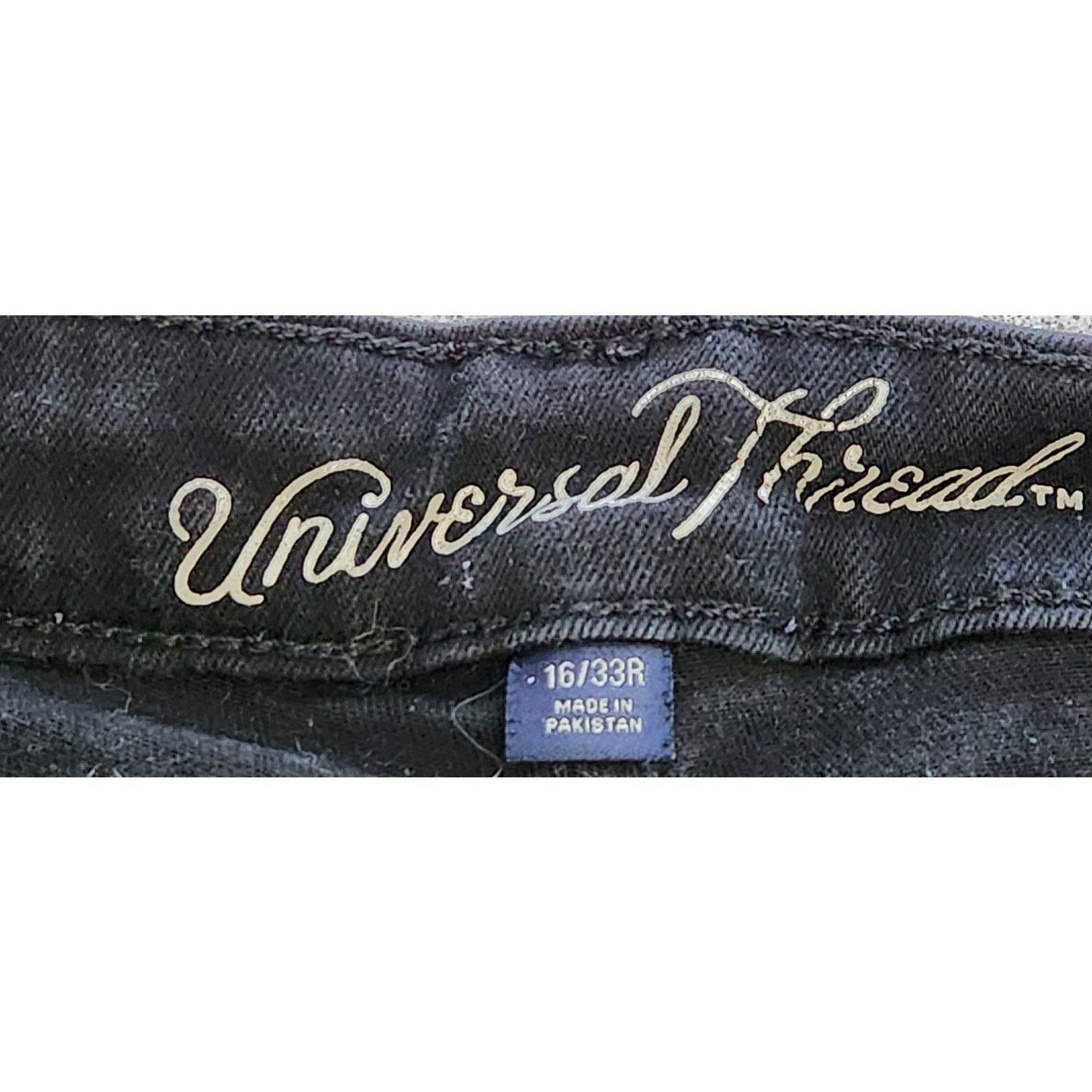 Other Universal Threads Black High Rise Midi Denim Shorts 16 Size 36" / US 14 / IT 50 - 3 Thumbnail