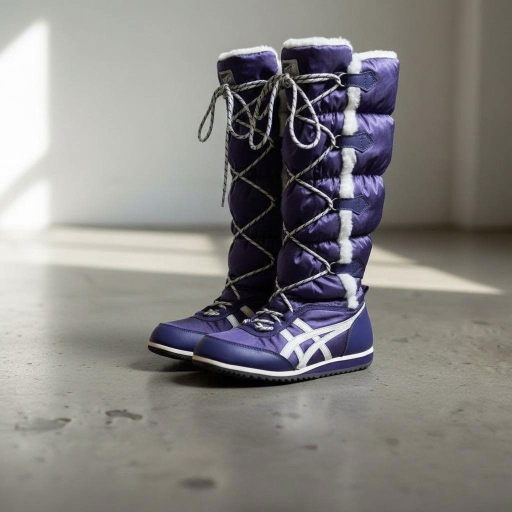 Onitsuka Tiger Onitsuka Tiger High Knee Bubble Flats Women's Sneakers Vinta Size US 6.5 / IT 36.5 - 1 Thumbnail