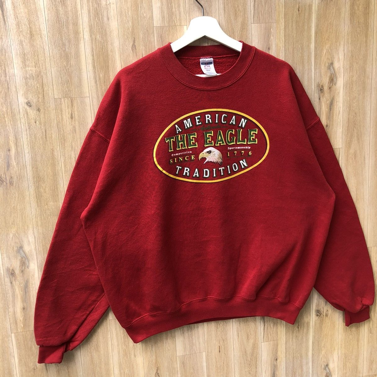 Vintage Vintage American Tradition The Eagles Pullover Sweatshirt Size US XL / EU 56 / 4 - 2 Thumbnail