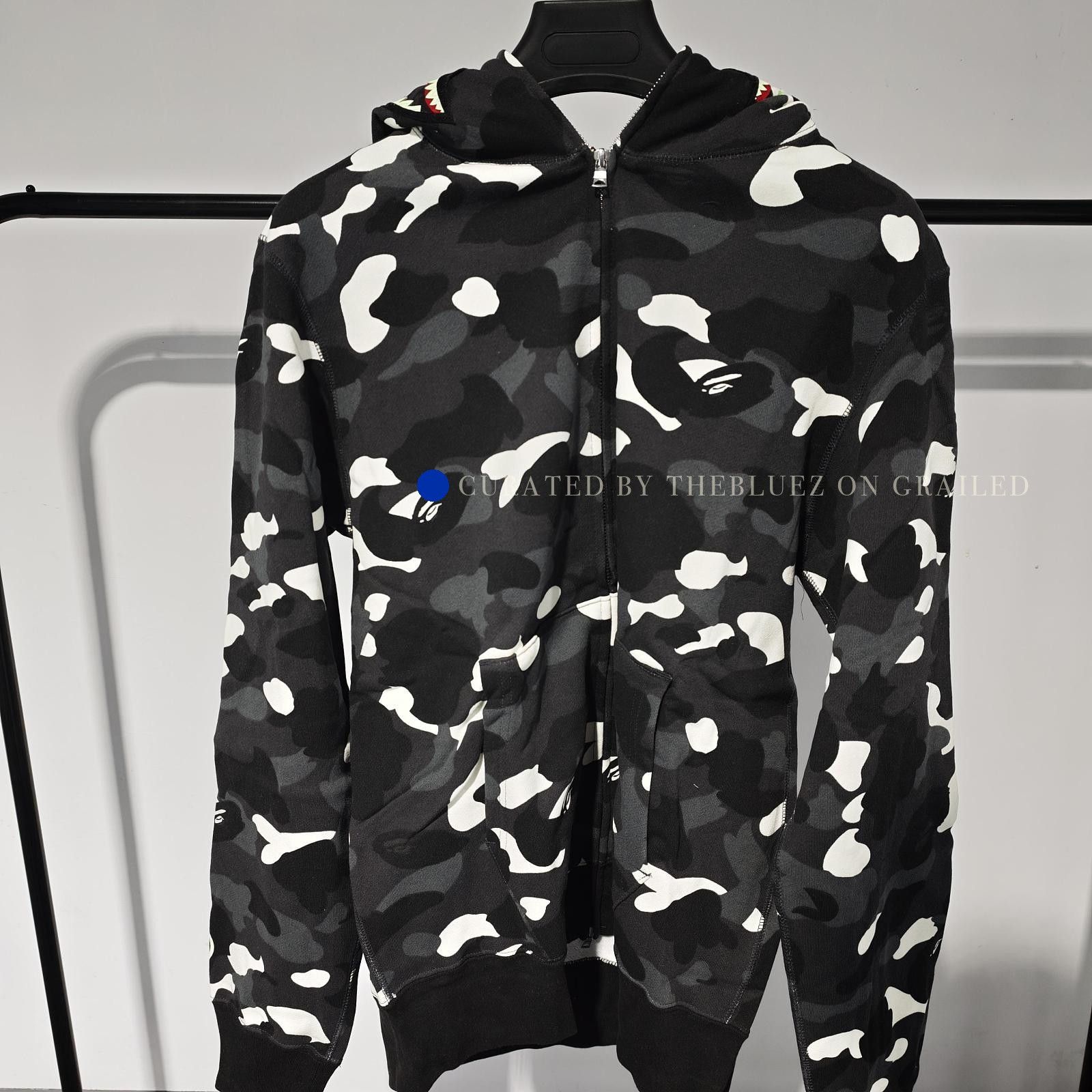 Bape Black Camo Zip-Up Hoodie Size US XL / EU 56 / 4 - 1 Preview