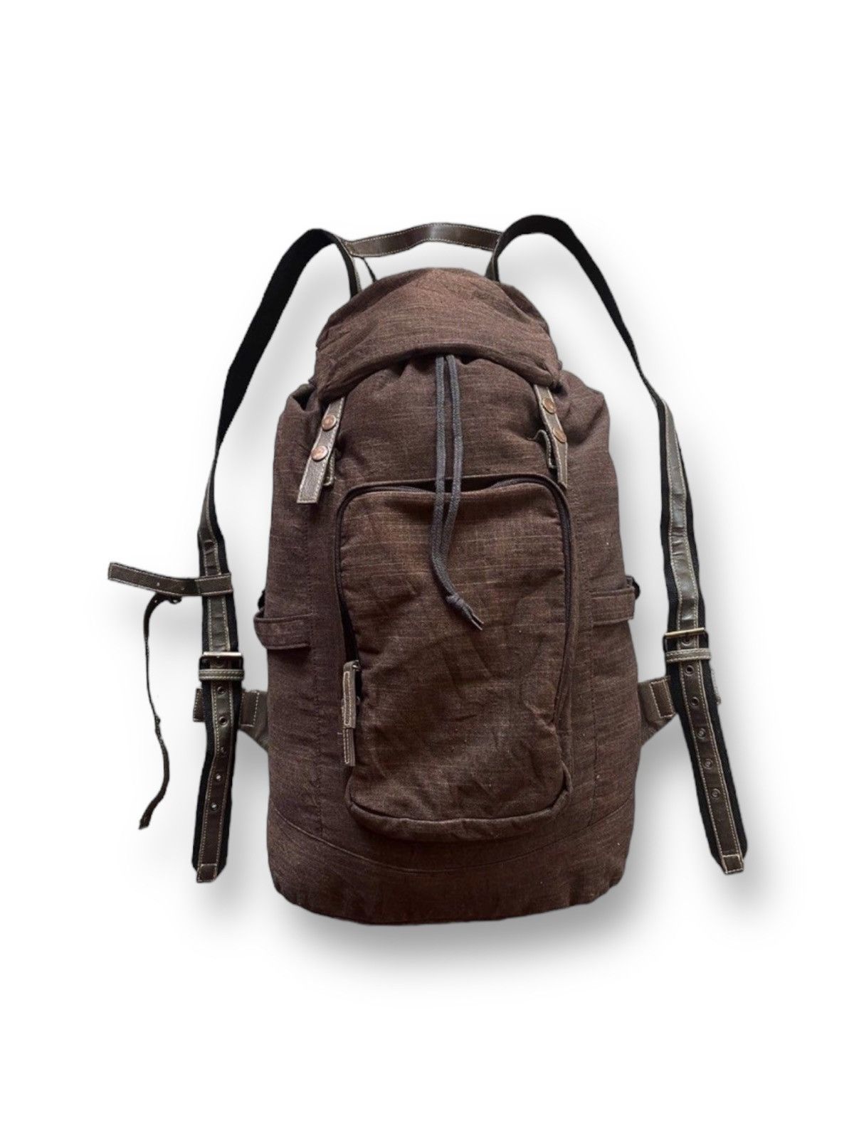 Other RARE ‼️ Tactical Utility Black Backpack Genuine Leather Size ONE SIZE - 1 Thumbnail