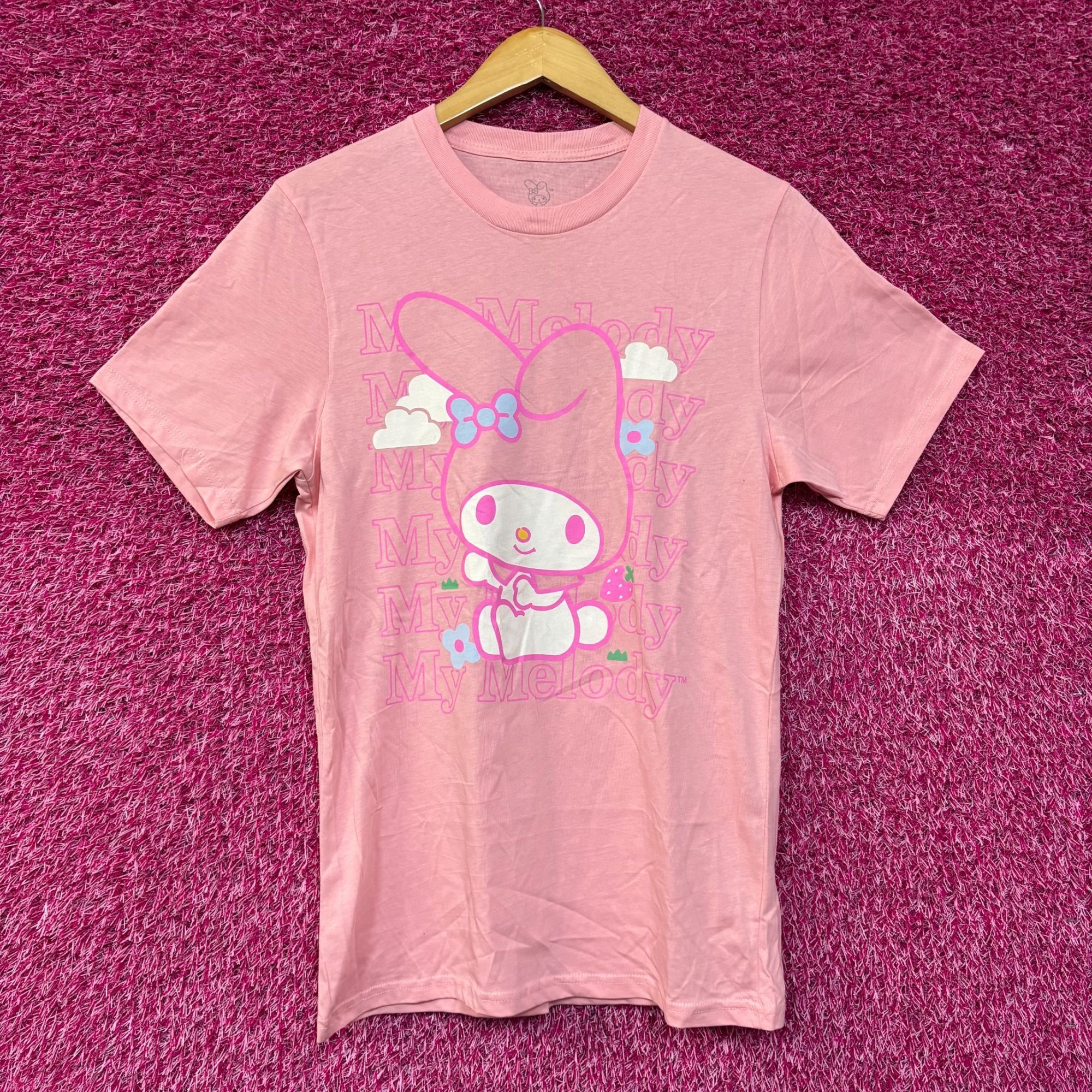 Other My Melody Kawaii Strawberry Fields Forever Sanrio T-Shirt Ex Size XS / US 0-2 / IT 36-38 - 1 Thumbnail