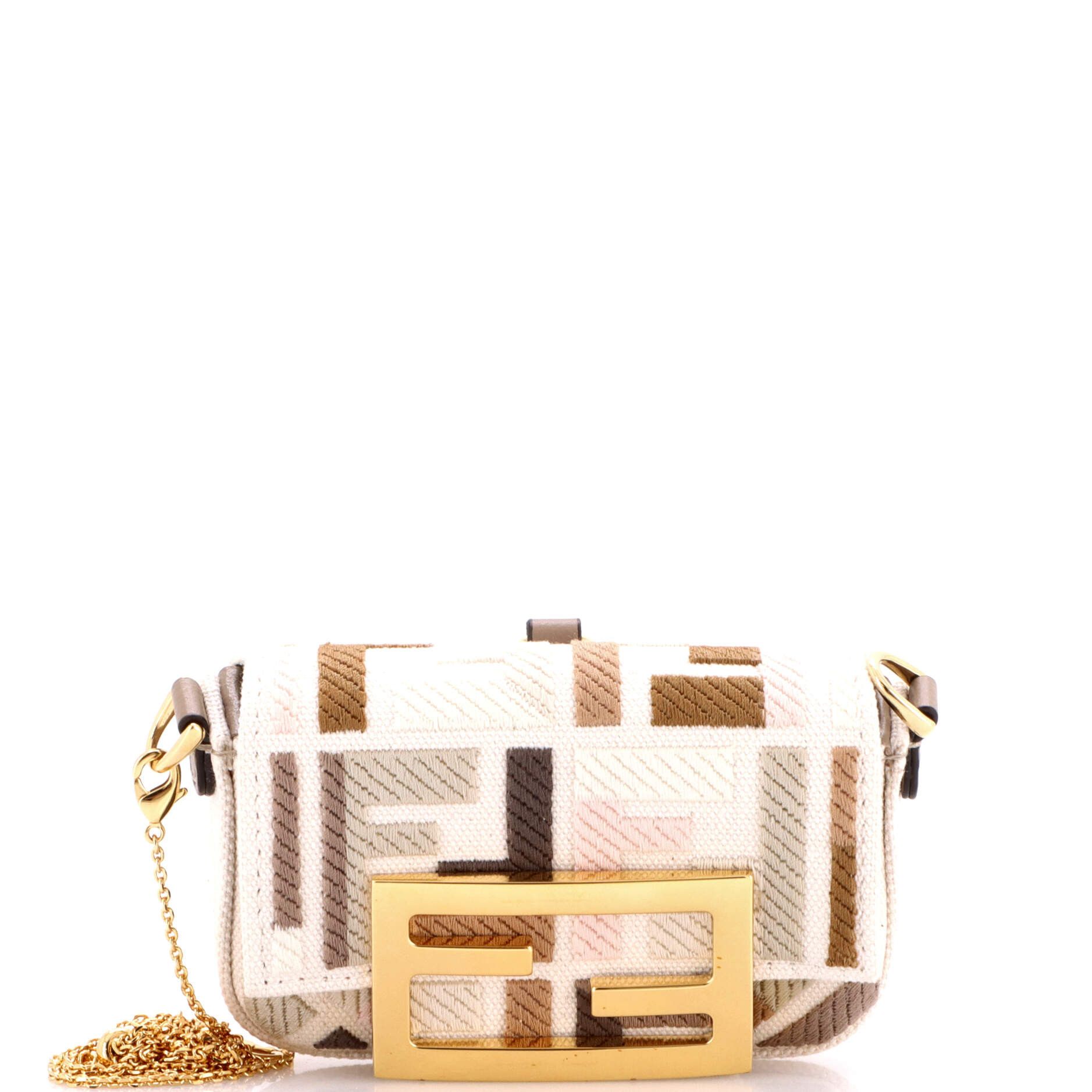 Fendi Chain Baguette Charm Bag Size ONE SIZE - 1 Thumbnail