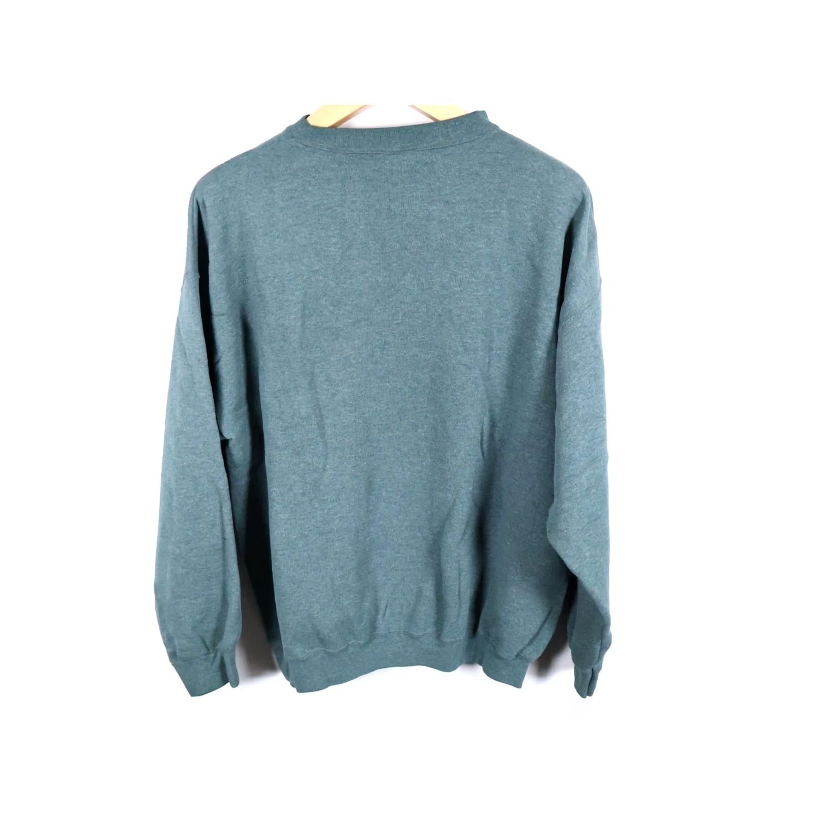 Tultex VINTAGE Tultex Sweatshirt Men XL Green 90s Embroidered Crewneck 50/50 Pullover Produce/Graphic Print/St. Augustine Size US XL / EU 56 / 4 - 2 Thumbnail