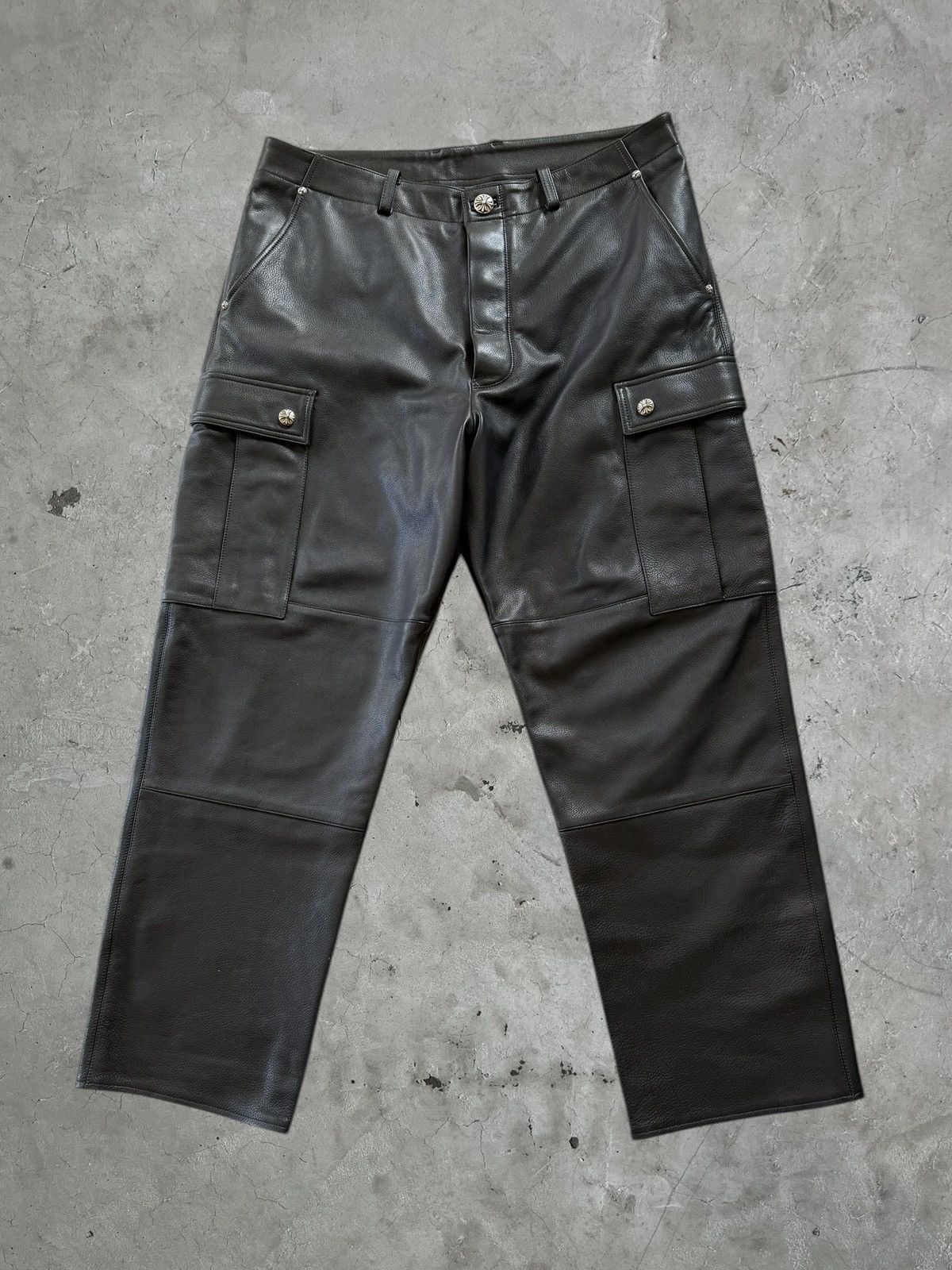 Chrome Hearts Chrome Hearts Leather Cargo Pants Size US 36 / EU 52 - 3 Thumbnail