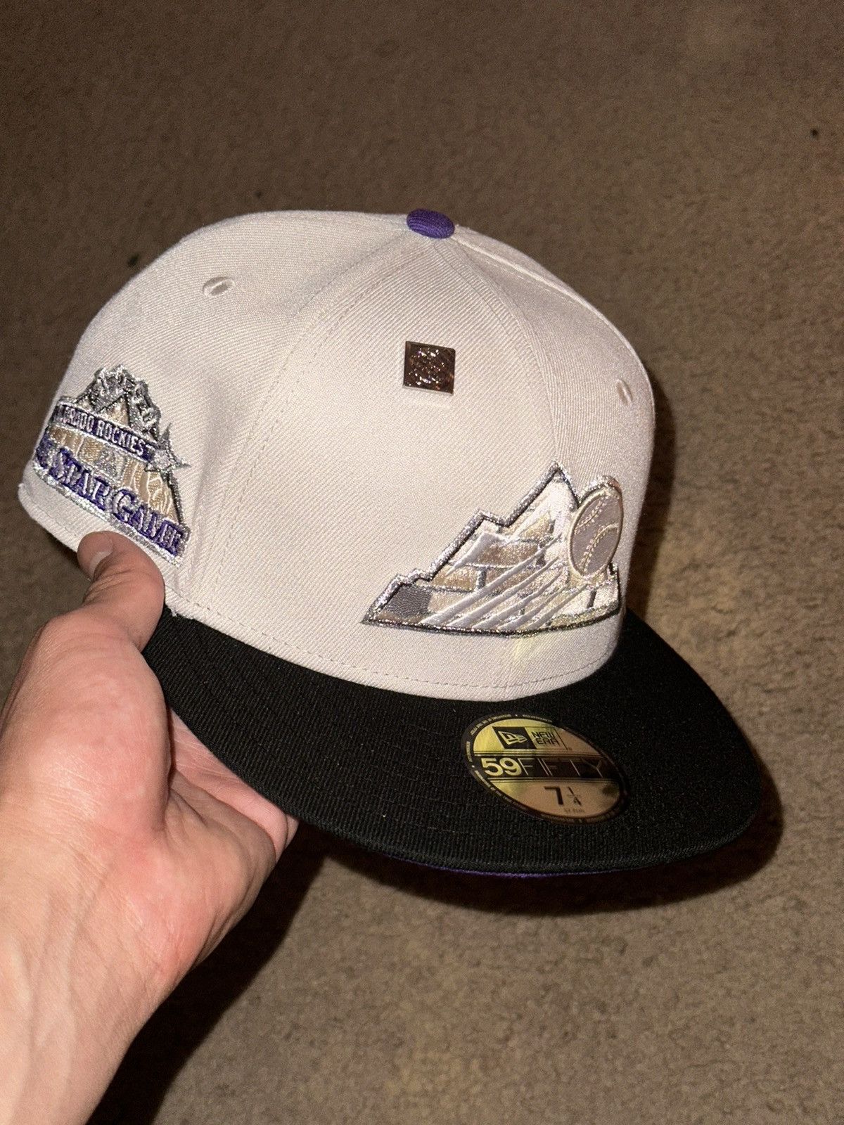 HAT CLUB Colorado Rockies Bricks 1998 ASG Patch Size 7 1/4