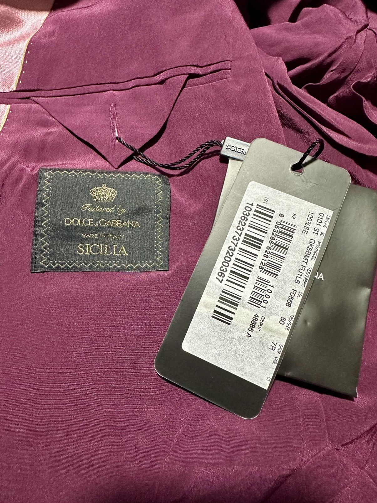 Dolce & Gabbana Dolce & Gabbana sicilia suit Size 50L - 6 Thumbnail