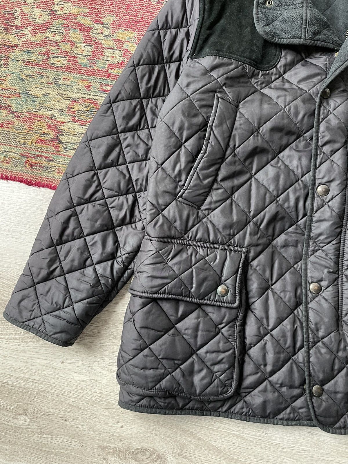 Polo Ralph Lauren Polo Ralph Lauren Quilted Calf Suede Patches Jacket 3636AC Size US L / EU 52-54 / 3 - 3 Thumbnail