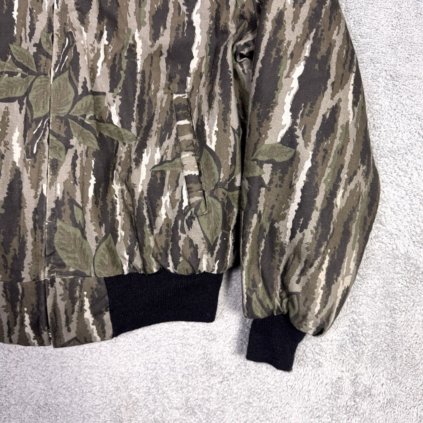 AMO VINTAGE Jacket Mens M Full Foliage Bomber USA Made Camo Empire Insulated Wear Size US M / EU 48-50 / 2 - 3 Thumbnail