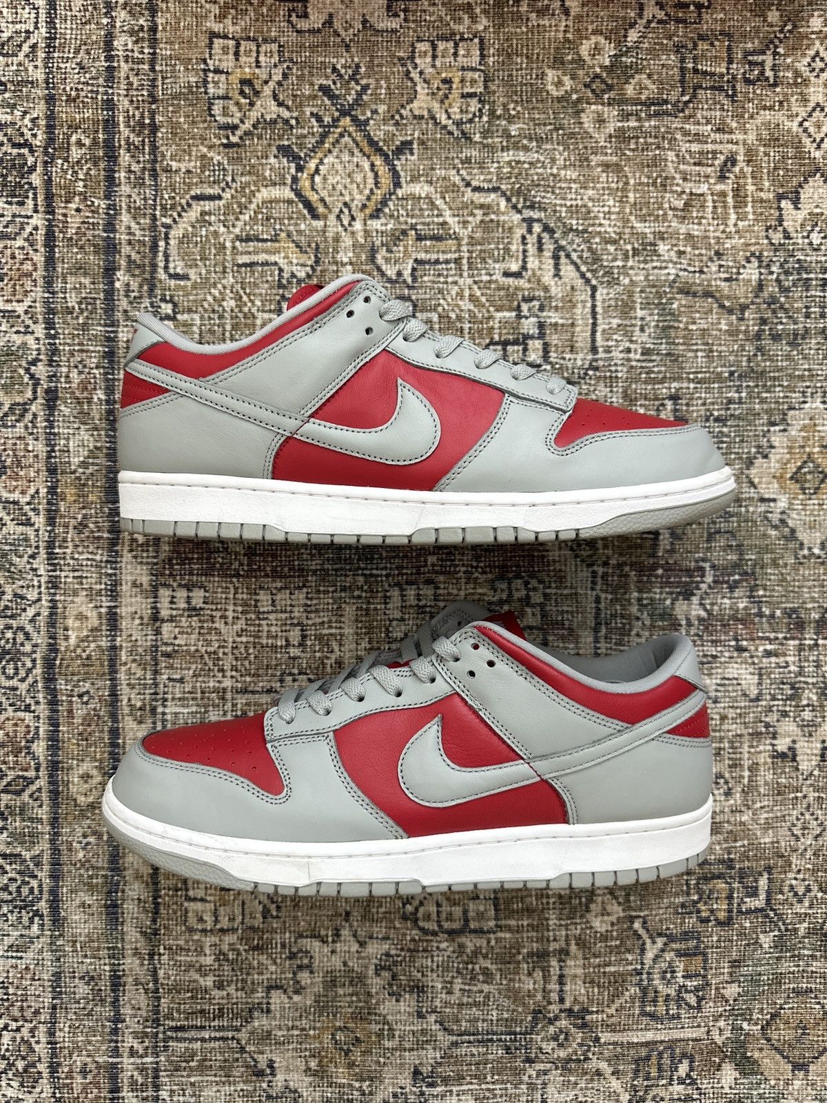 Nike ULTRAMAN Dunk “varsity red” x “silver” Size US 12 / EU 45 - 1 Thumbnail