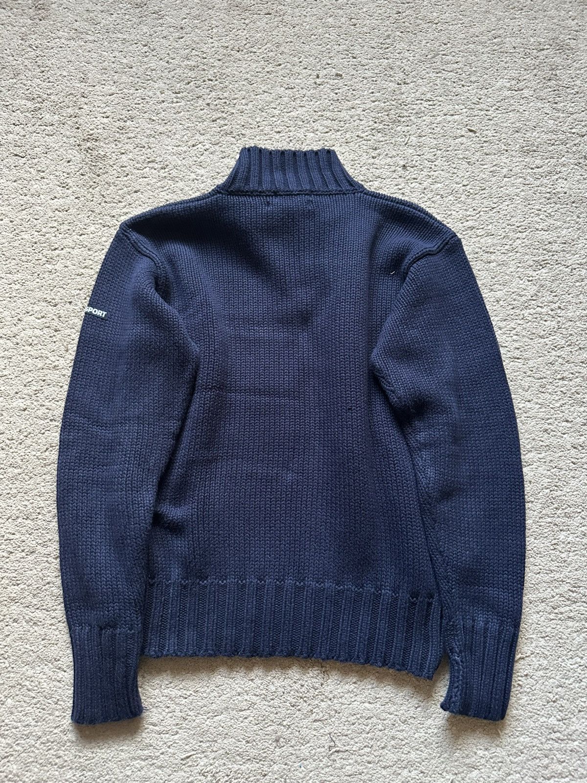 Polo Ralph Lauren 1990s Polo Ralph Lauren American Flag Knitted Sweater Size S / US 4 / IT 40 - 8 Thumbnail