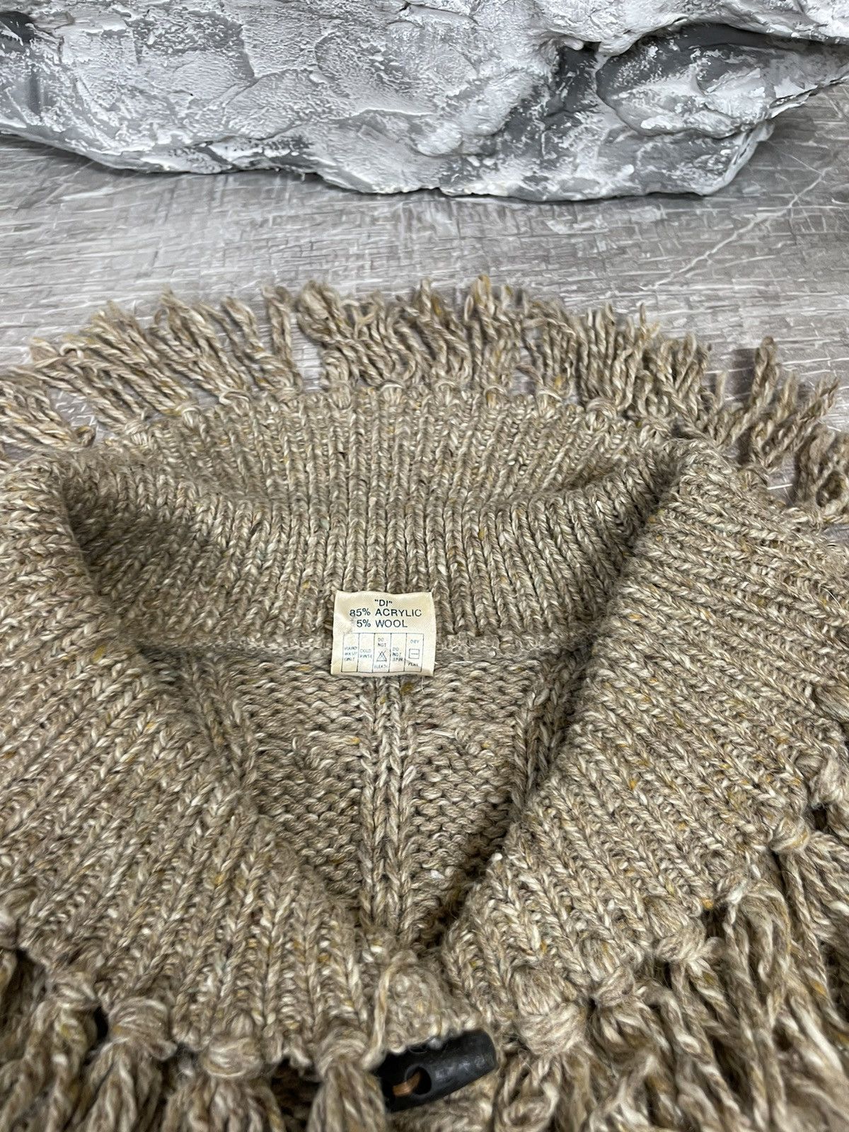Junya Watanabe × Vintage Vintage 80s Knit Cropped Cardigan Kapital Japanese Style Size US M / EU 48-50 / 2 - 10 Thumbnail