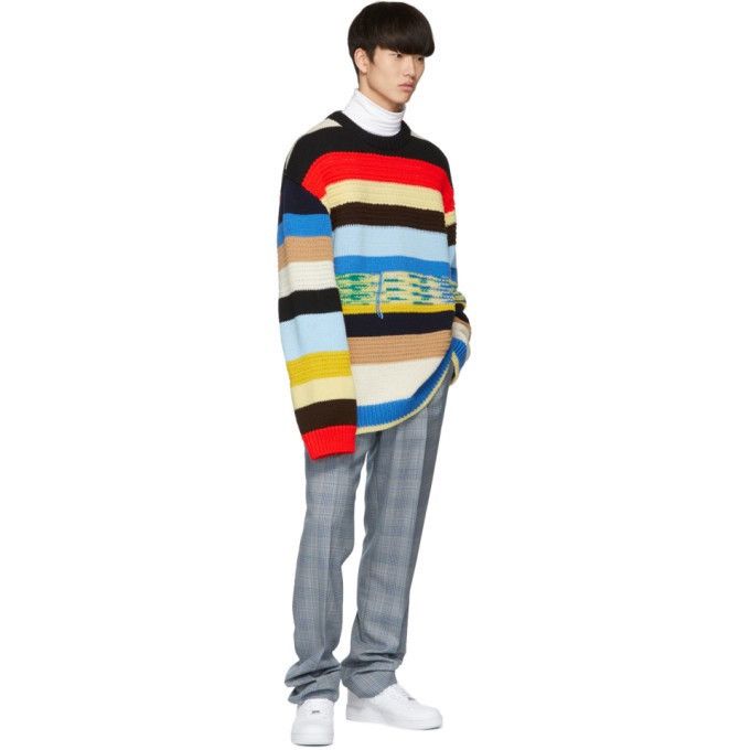 Calvin Klein 205W39NYC CK205W39NYC multi stripe knit Size US S / EU 44-46 / 1 - 21 Thumbnail