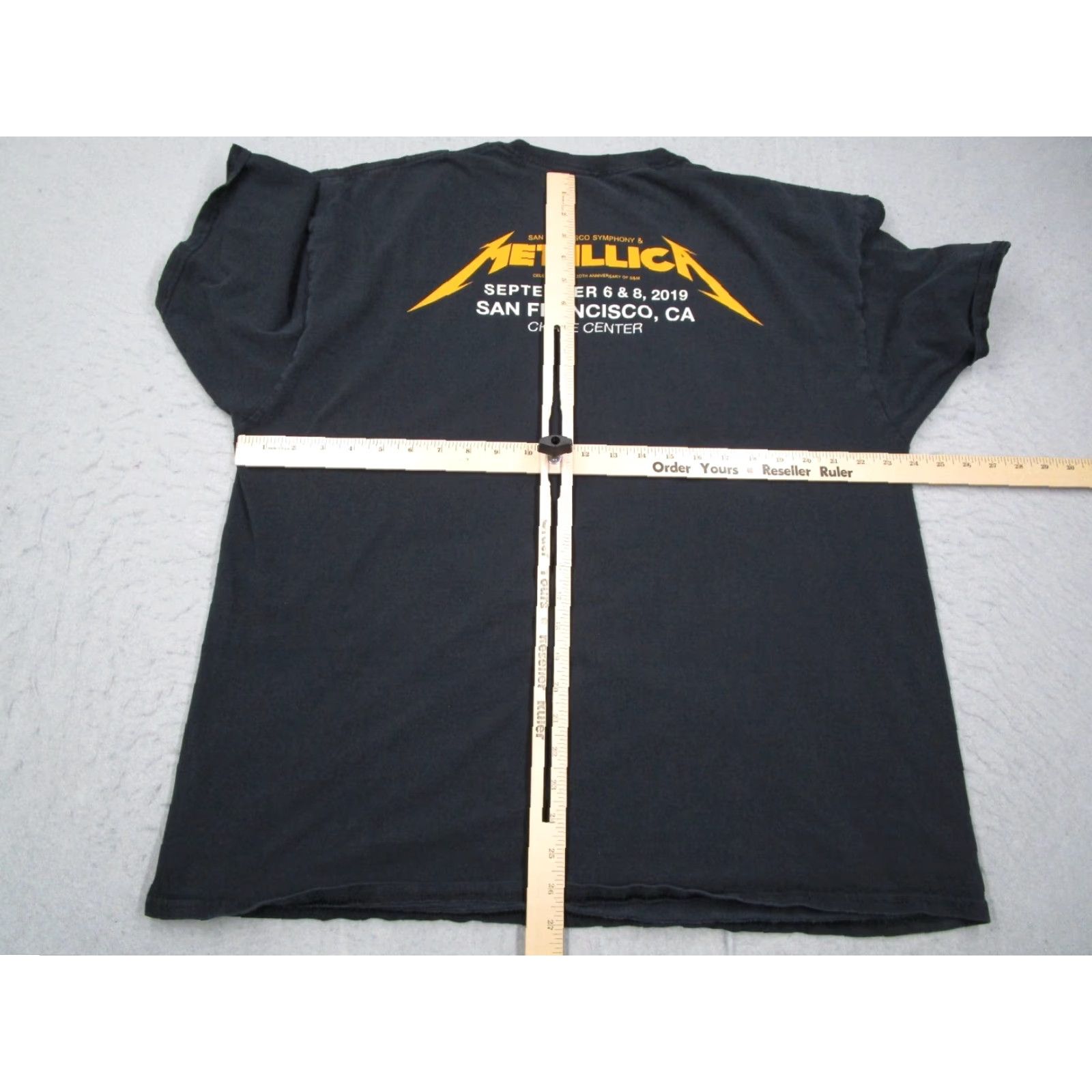 Vintage Metallica Shirt Mens 2XL Black San Francisco Symphony 2019 Rock Music T-Shirt Short Sleeve Crew Neck Size US XXL / EU 58 / 5 - 6 Thumbnail