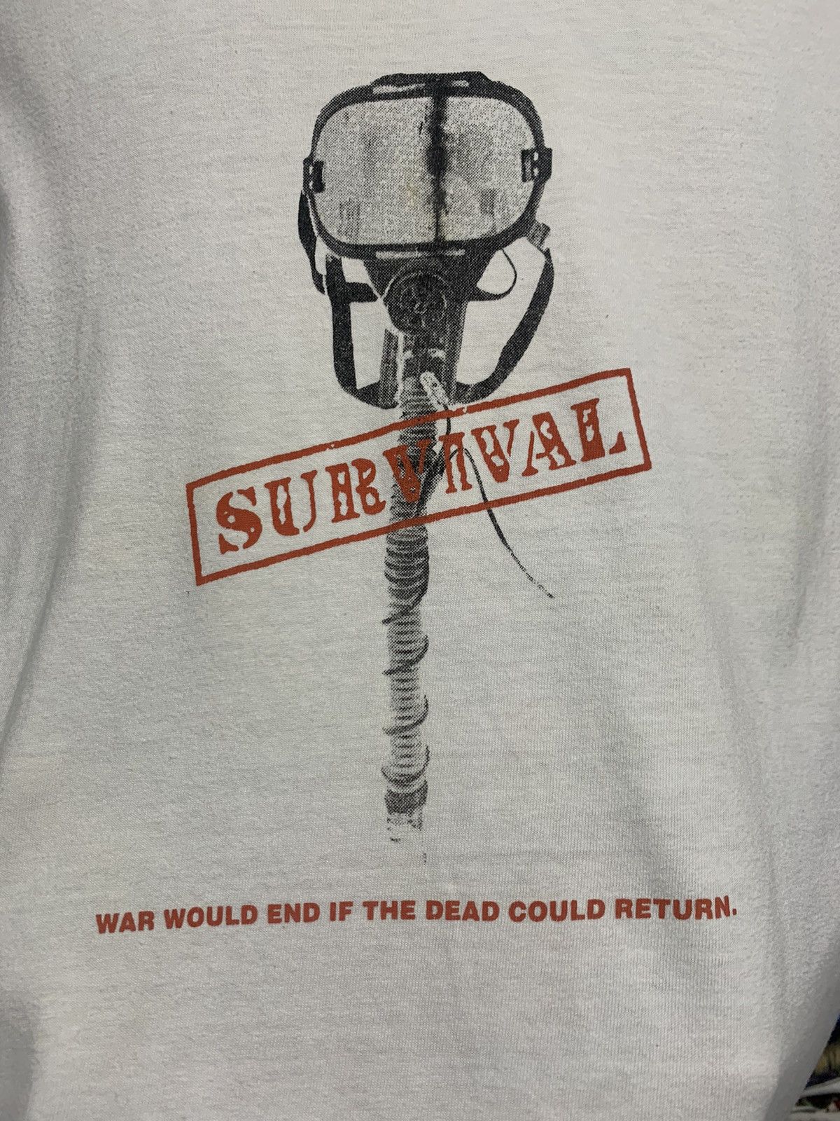Vintage Vintage Survival War Tshirt Size US L / EU 52-54 / 3 - 2 Thumbnail