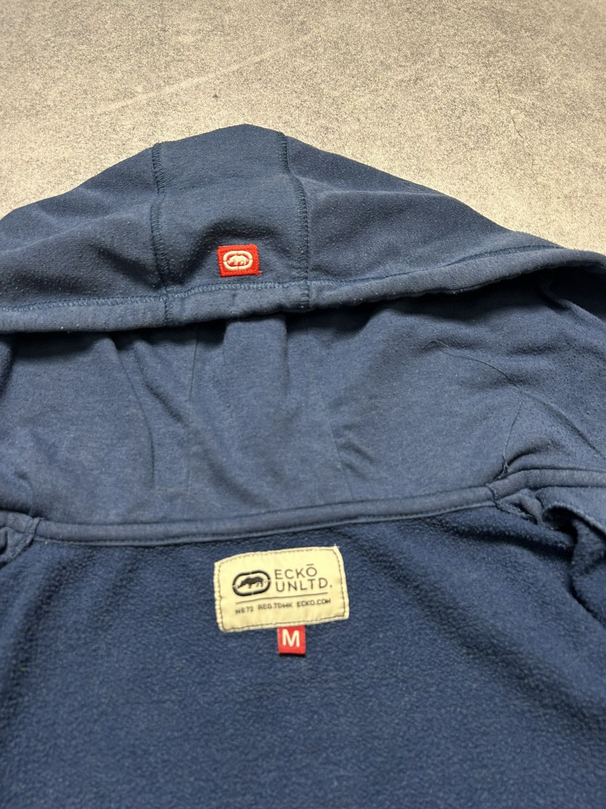Ecko Unltd. Vintage Ecko UNLTD Small Logo Full Zip Hooded Sweatshirt Y2K Size US M / EU 48-50 / 2 - 6 Thumbnail