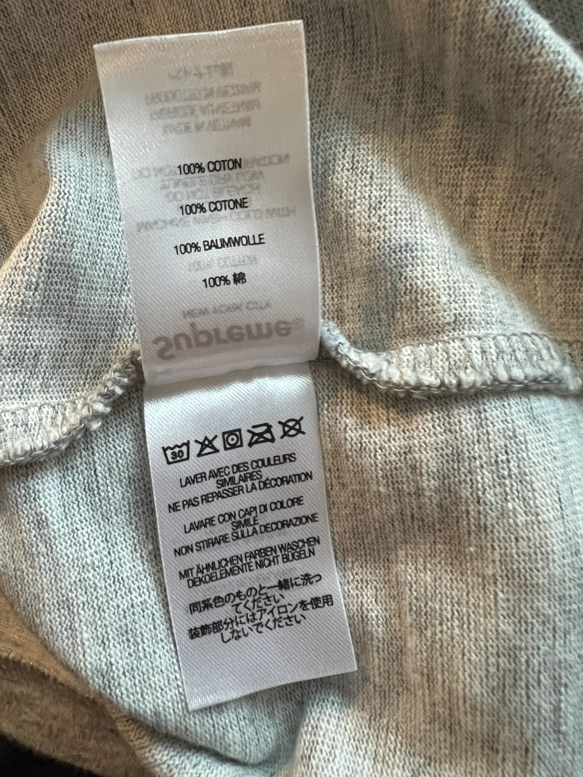 Supreme Supreme T Shirt Heather Gray Heavy Weight Size US S / EU 44-46 / 1 - 6 Thumbnail