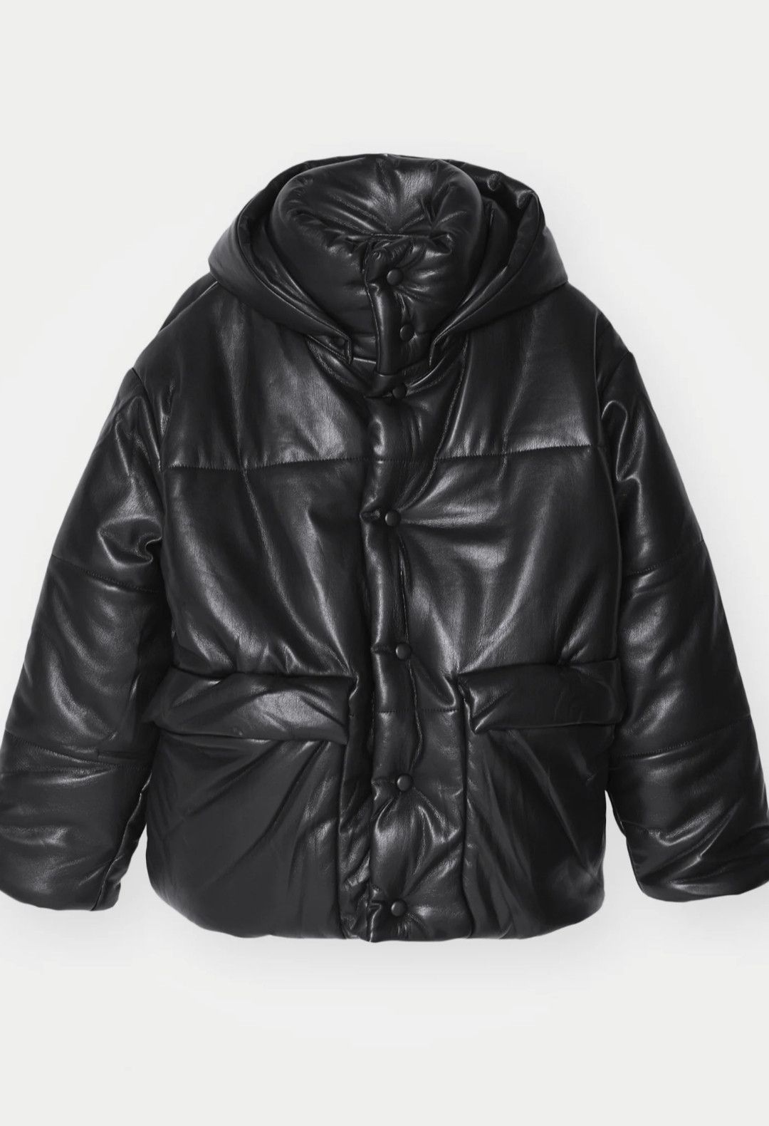 Nanushka Nanushka High-Neck Hooded Puffer Jacket - size S Size US S / EU 44-46 / 1 - 4 Thumbnail
