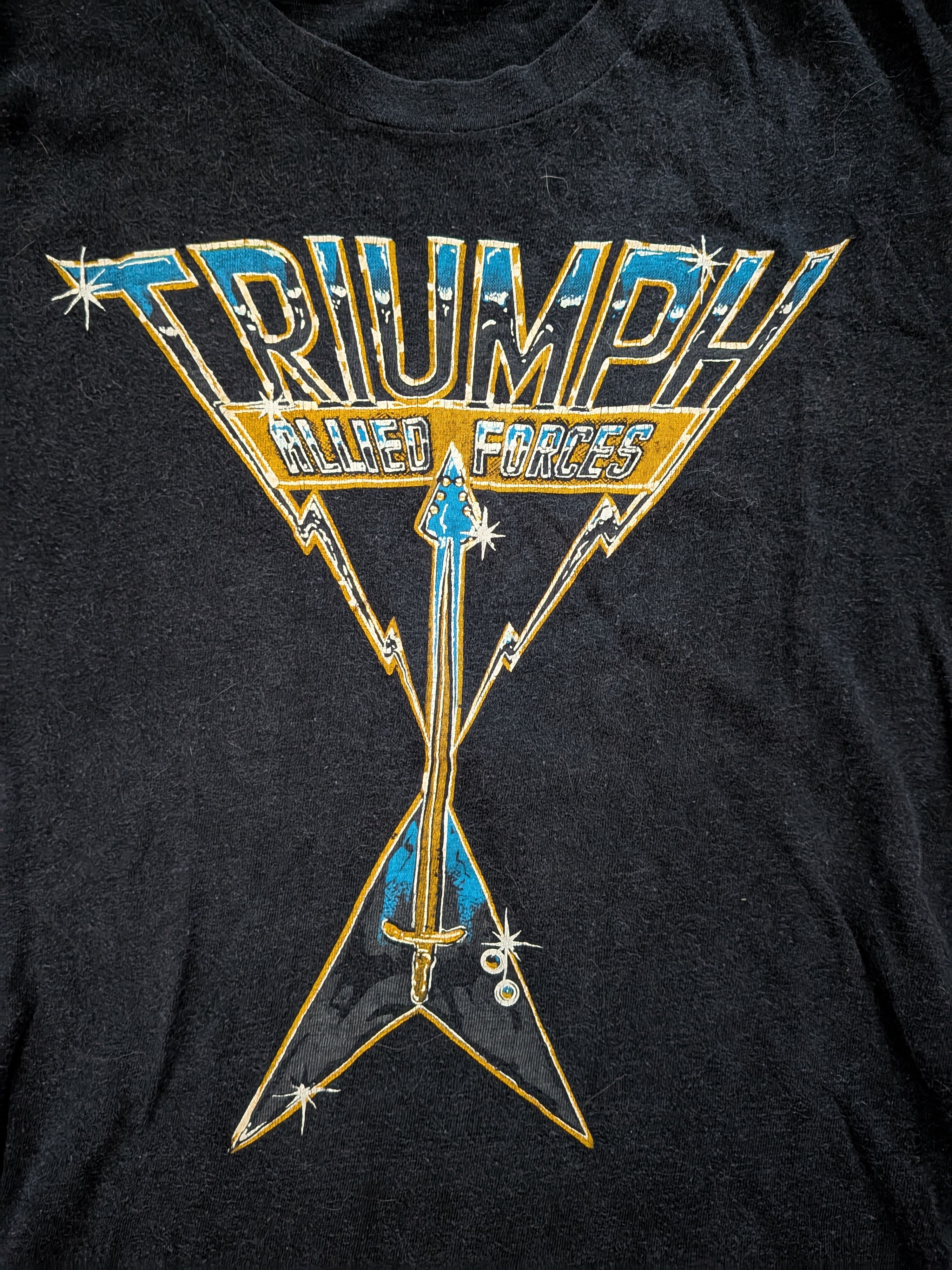 Hanes Vintage Triumph Allied Forces Tour ’81 Tee, Hanes Size US M / EU 48-50 / 2 - 2 Thumbnail