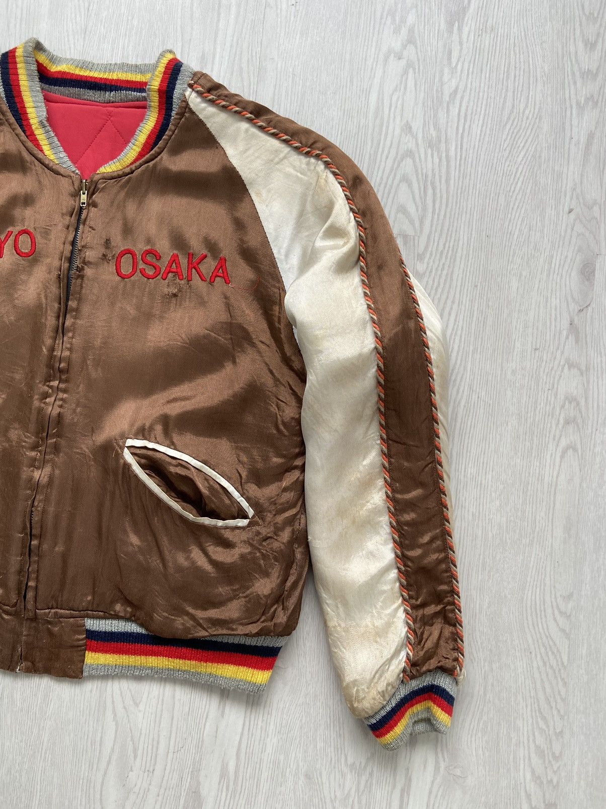 Evisu Vintage 2000’s Evisu Skeleton ‘Dow Luck’ Reversible Jacket Size US M / EU 48-50 / 2 - 9 Thumbnail