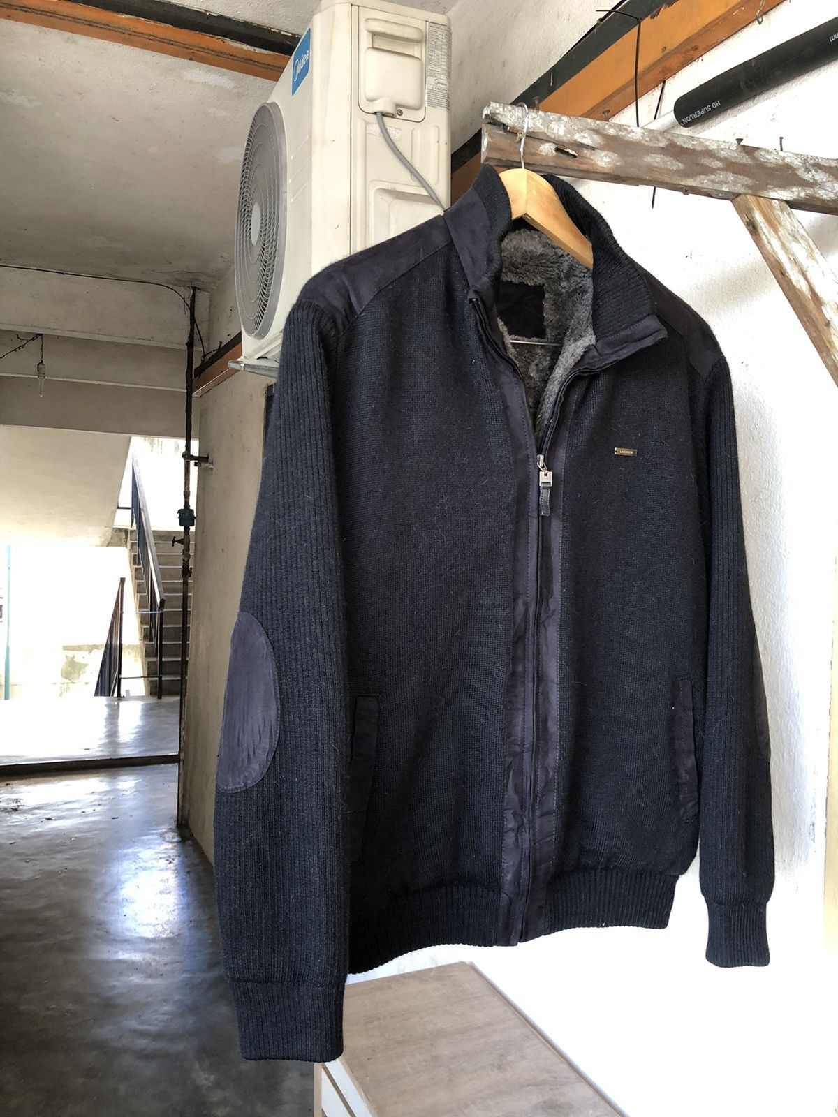 Lacoste Lacoste Knit Sherpa Zip Up Jacket For Winter Size US M / EU 48-50 / 2 - 7 Thumbnail