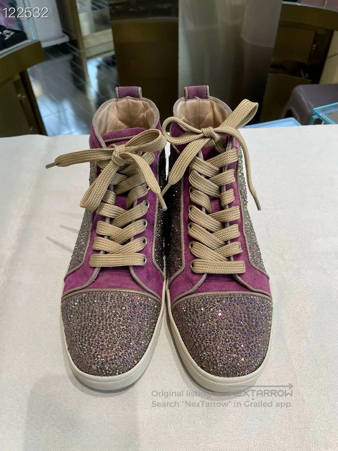 Christian Louboutin Full Diamond High. Size US 7.5 / IT 37.5 - 1 Thumbnail