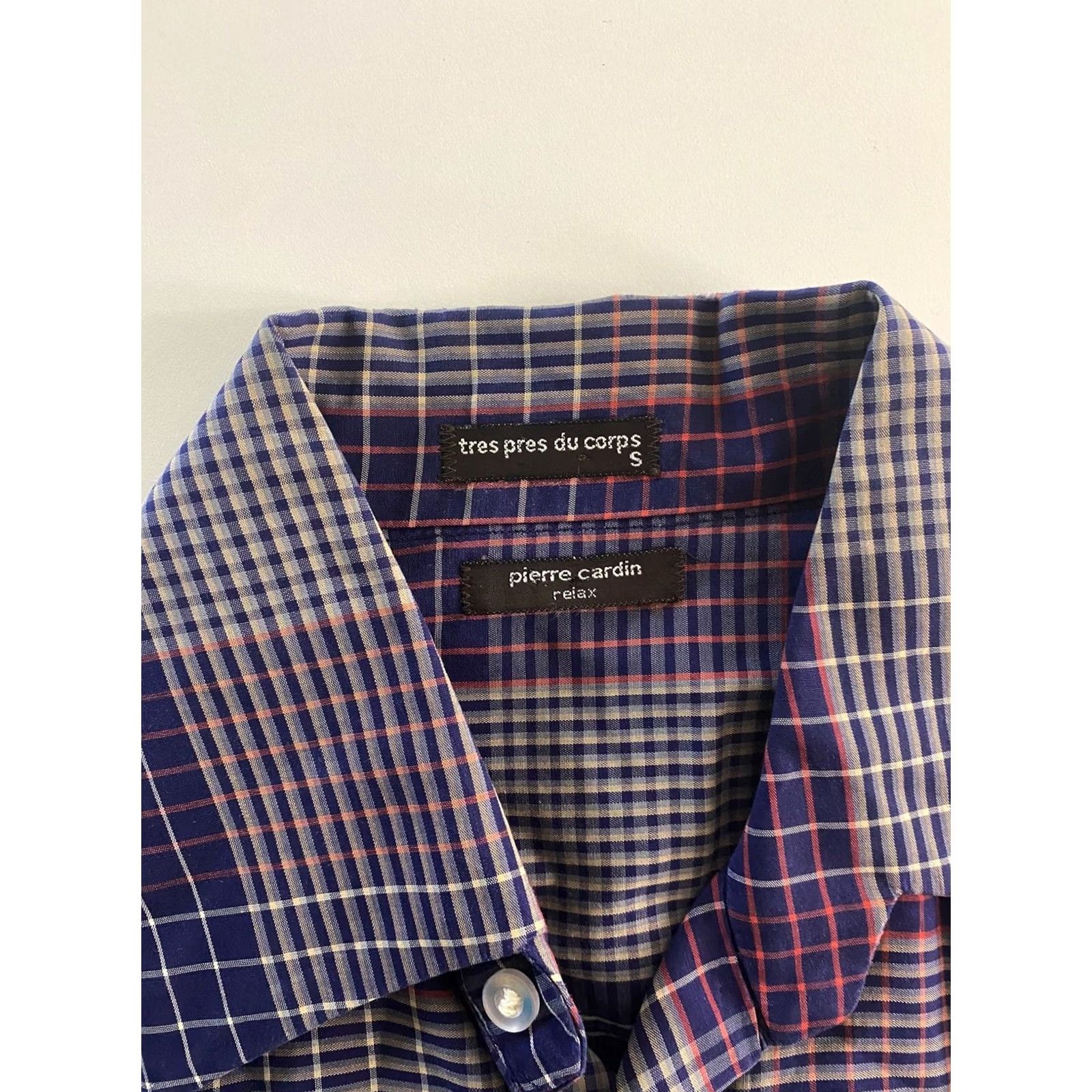 Pierre Cardin VTG Pierre Cardin Plaid LONG SLEEVE SHIRT Small S Multicolor Mens Button-Up User-defined 1980s VTG Size US S / EU 44-46 / 1 - 5 Thumbnail