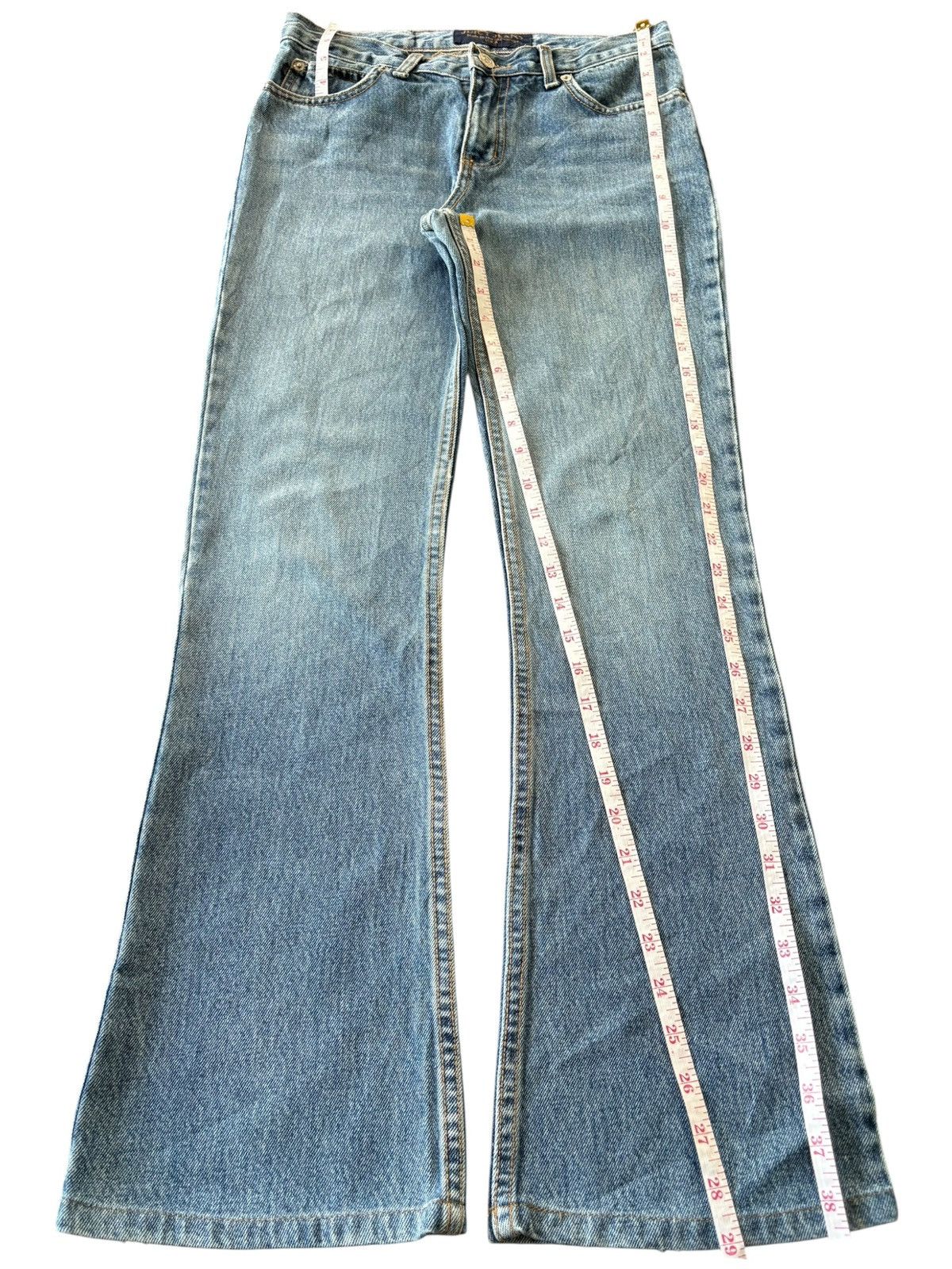 Hysteric Glamour Vintage Japanese Brand Blue Wash Flare Jeans Size 28" / US 6 / IT 42 - 8 Thumbnail