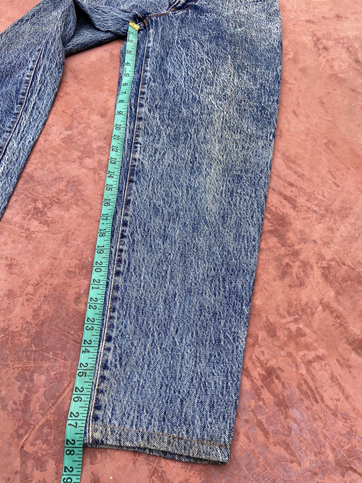 Beauty Beast 🔥 Acid Wash Vintage 80s Vintage Wrangler Jeans Size US 28 / EU 44 - 13 Thumbnail