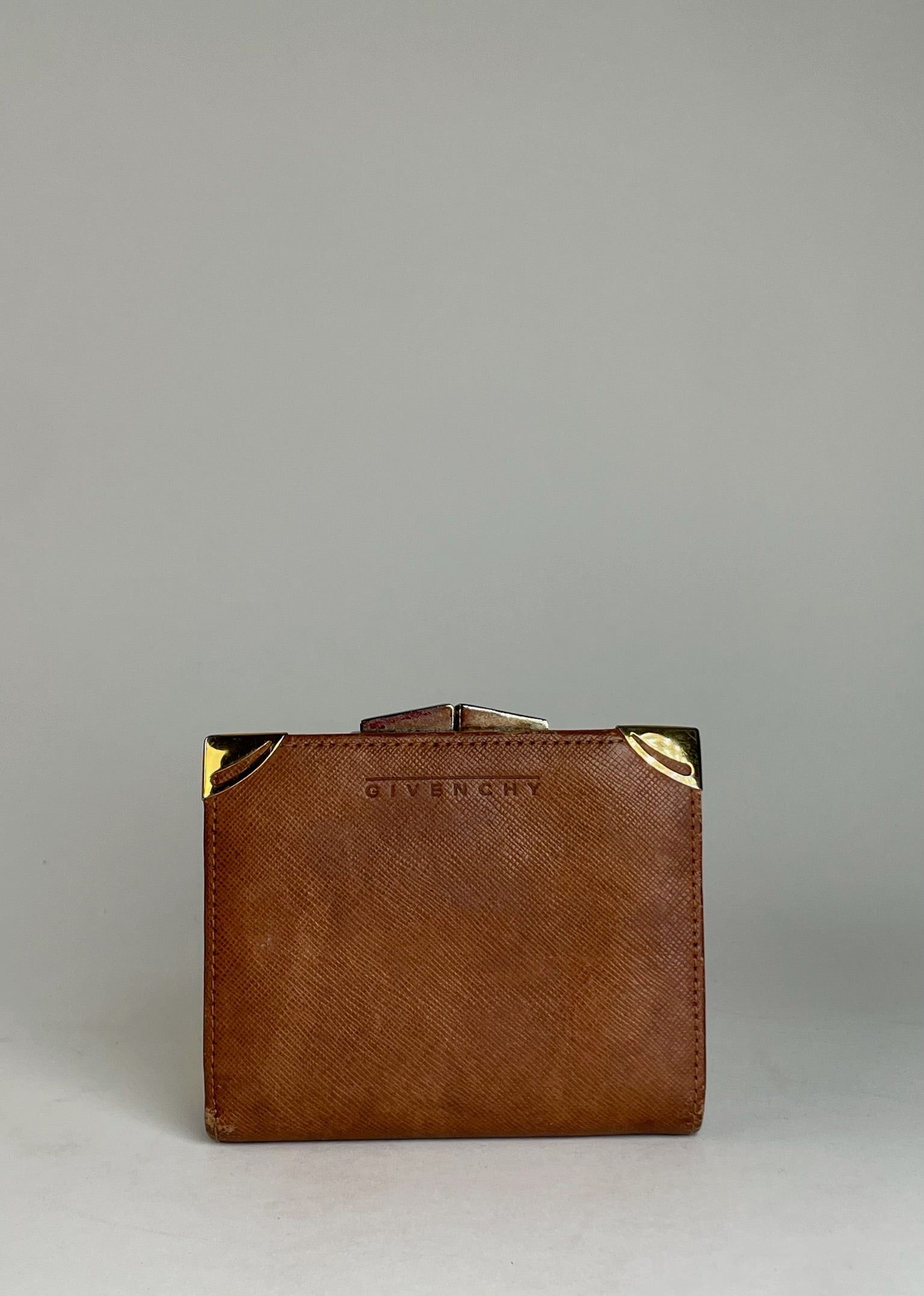Givenchy Vintage Leather Wallet Brown Size ONE SIZE - 1 Thumbnail