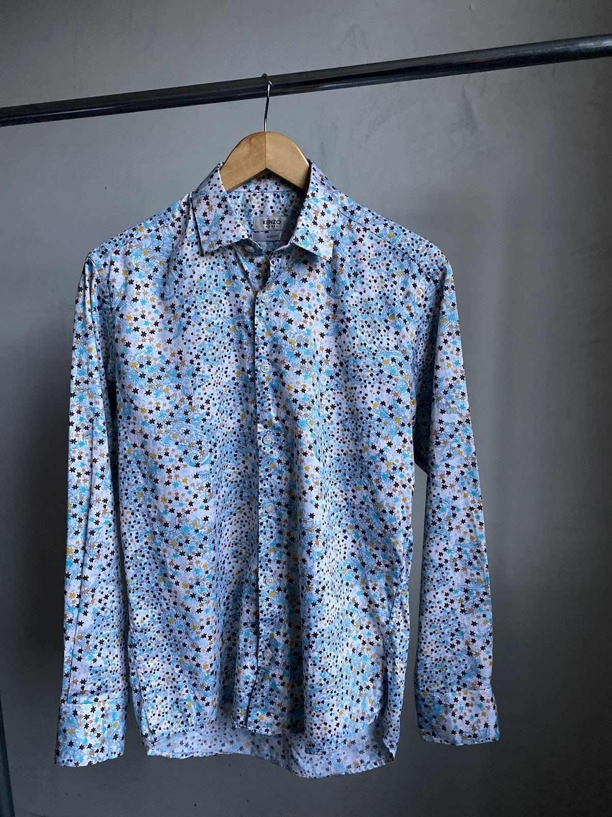 Kenzo × Vacation Kenzo floral shirt button up vacation design luxury Size US S / EU 44-46 / 1 - 1 Thumbnail