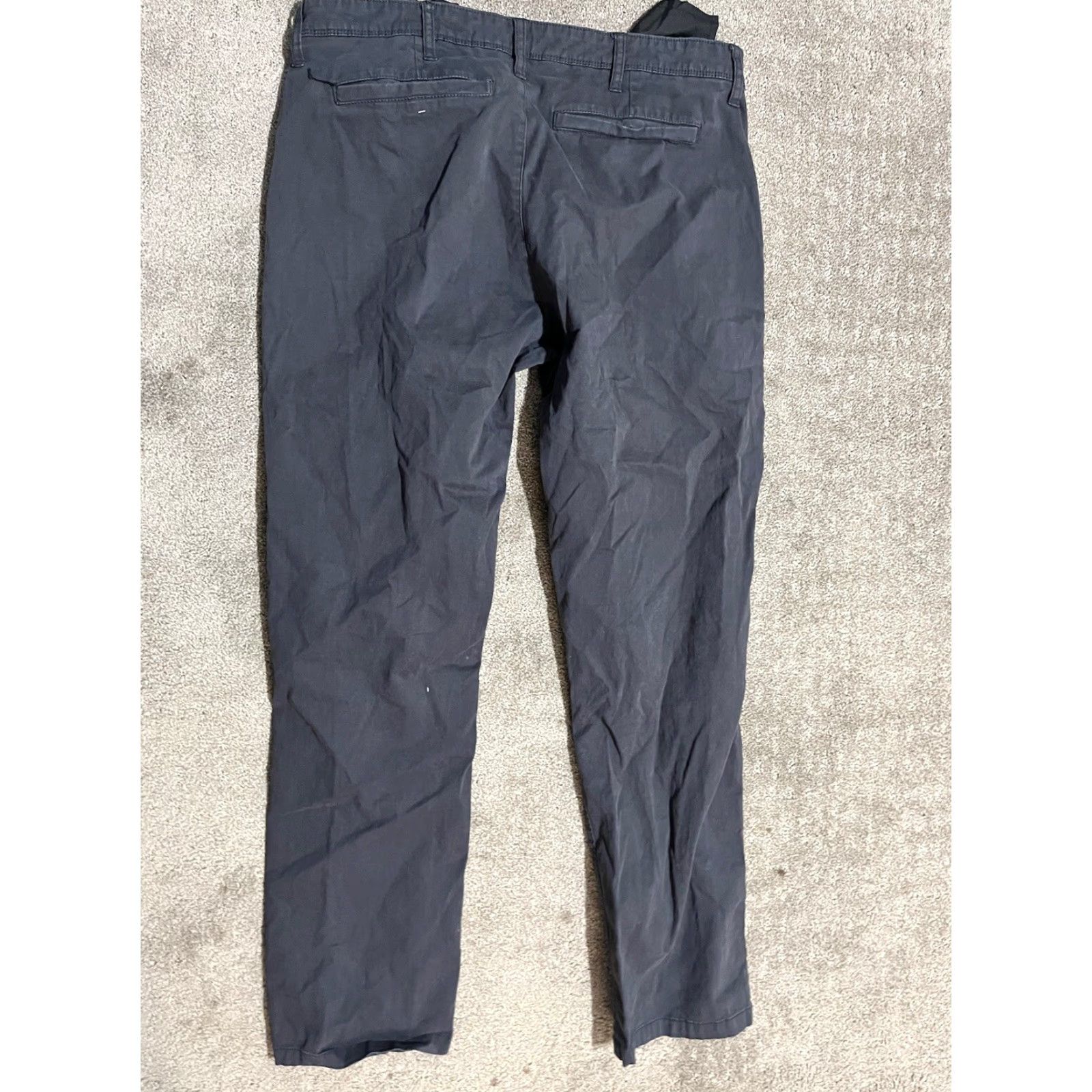 Kenneth Cole KENNETH COLE Tech Chino Pants Slim Fit 34x30 Blue 4-Way Stretch Mens Size US 34 / EU 50 - 3 Thumbnail