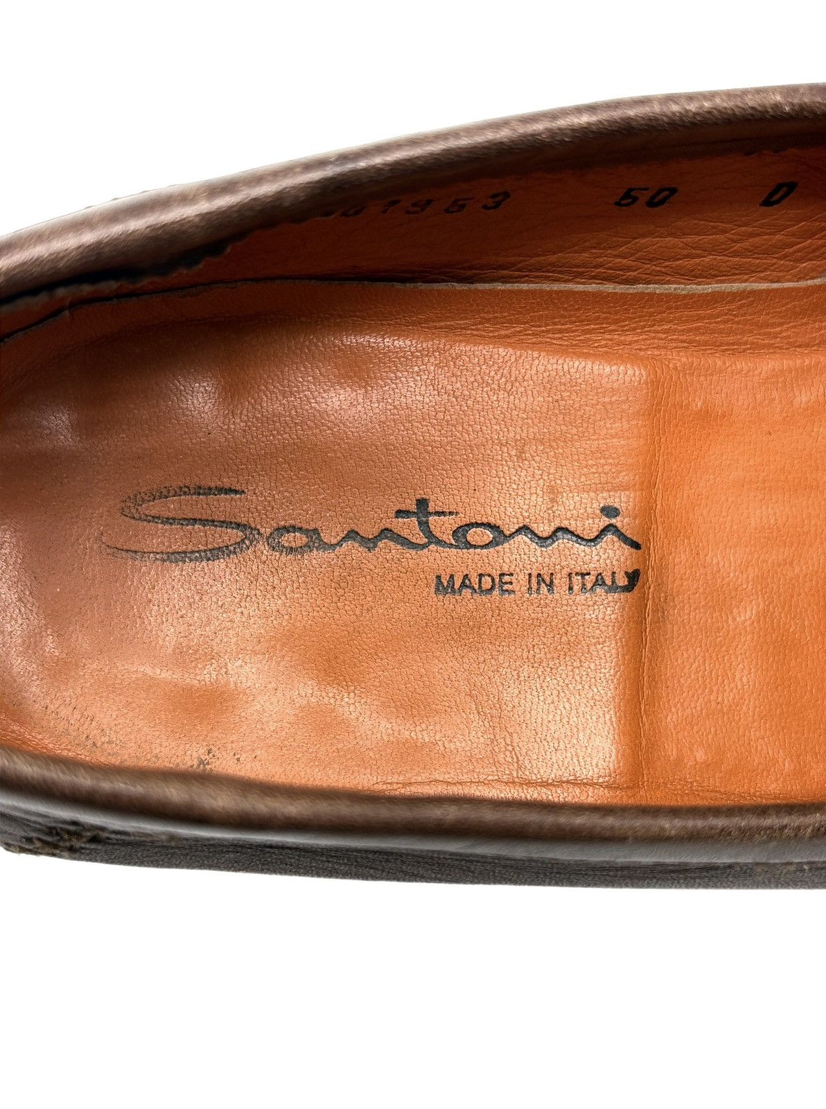 Santoni Santoni Hand-finished Leather Penny Loafers Size US 10 / EU 43 - 9 Thumbnail