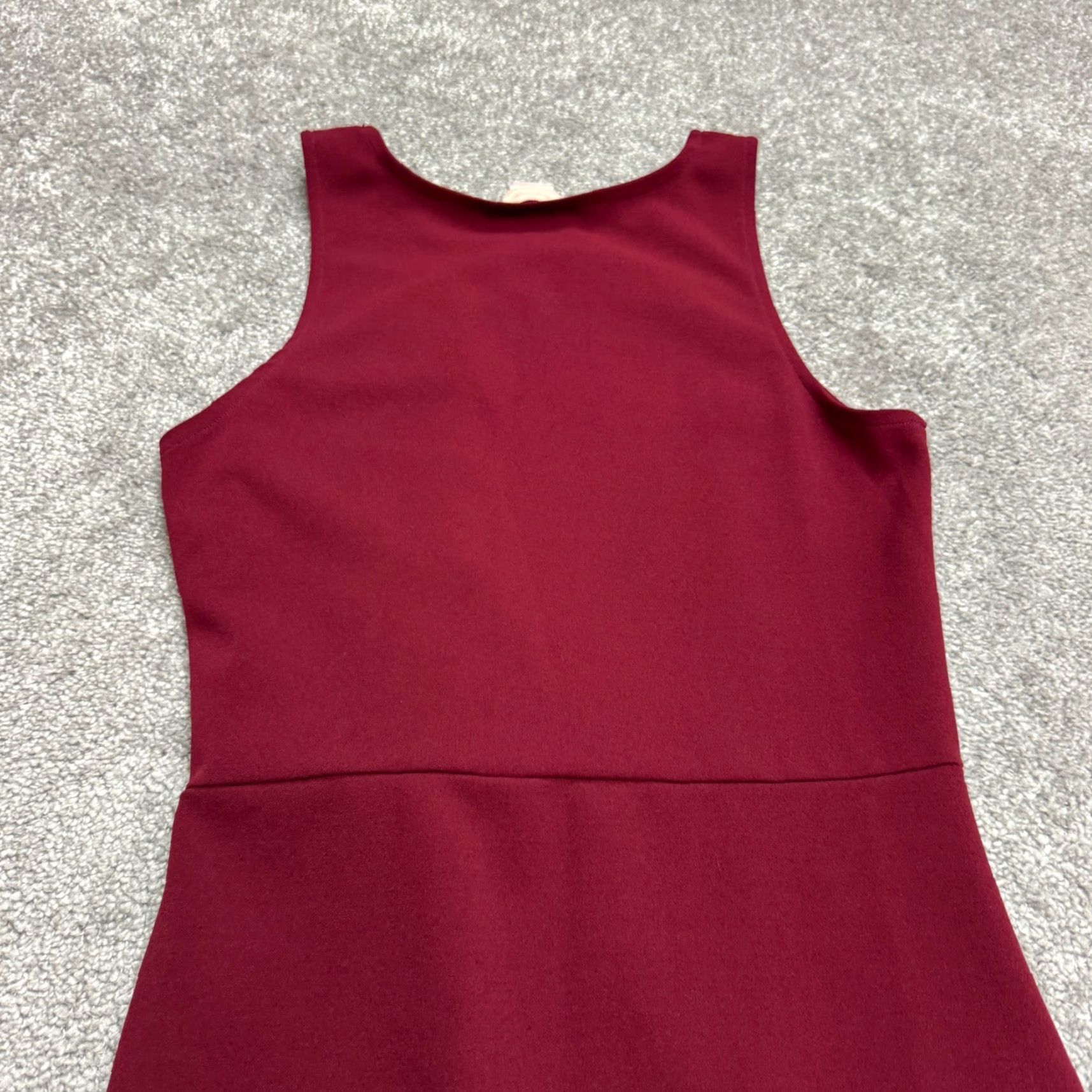 Twisted X Love...Ady Dress Halter Midi Wrap Red Sleeveless Twisted Front Women's M Burgundy Red Size M / US 6-8 / IT 42-44 - 4 Thumbnail