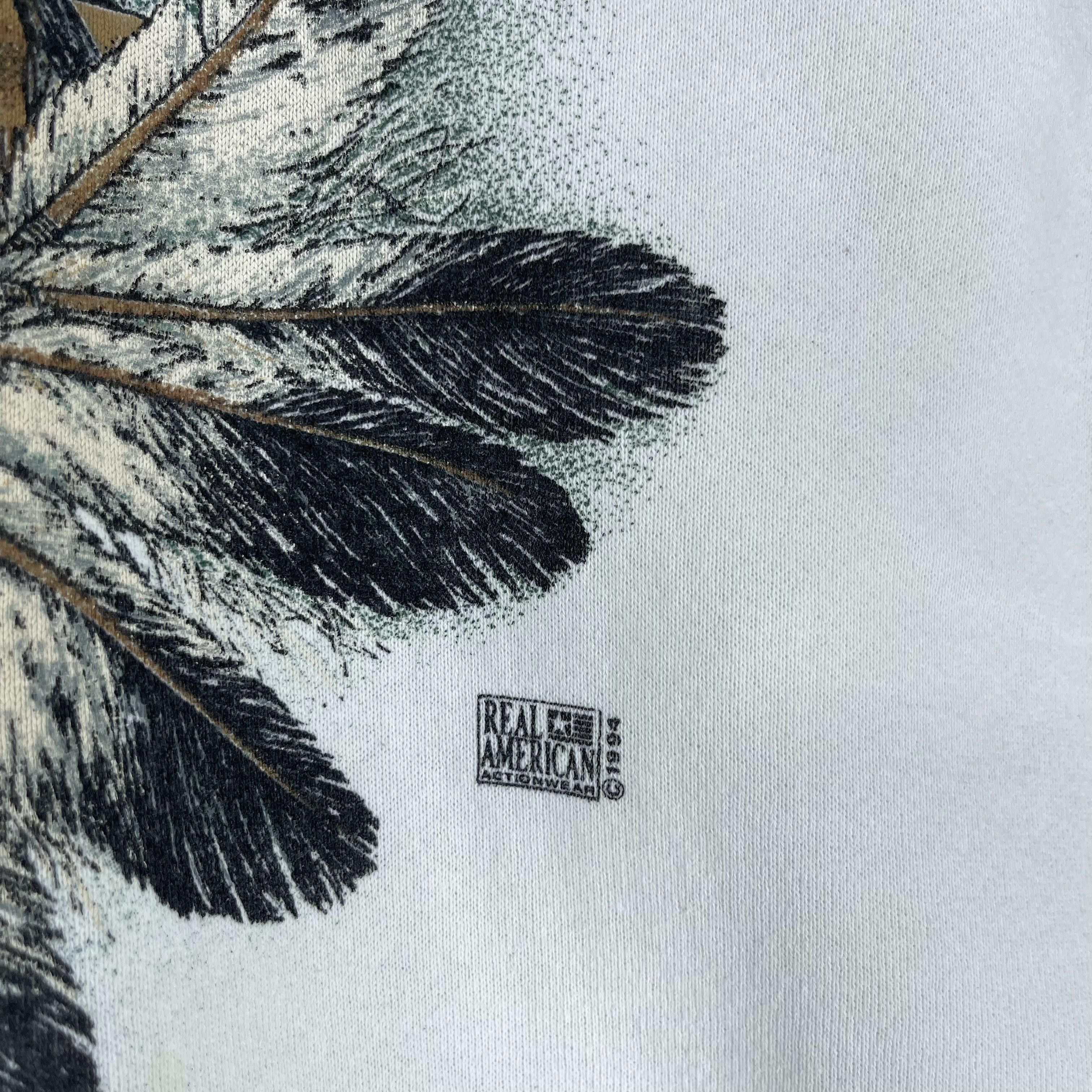 Native × Vintage Vintage 1990s American Native Lifestyle Printed Sweatshirt Size US M / EU 48-50 / 2 - 3 Thumbnail