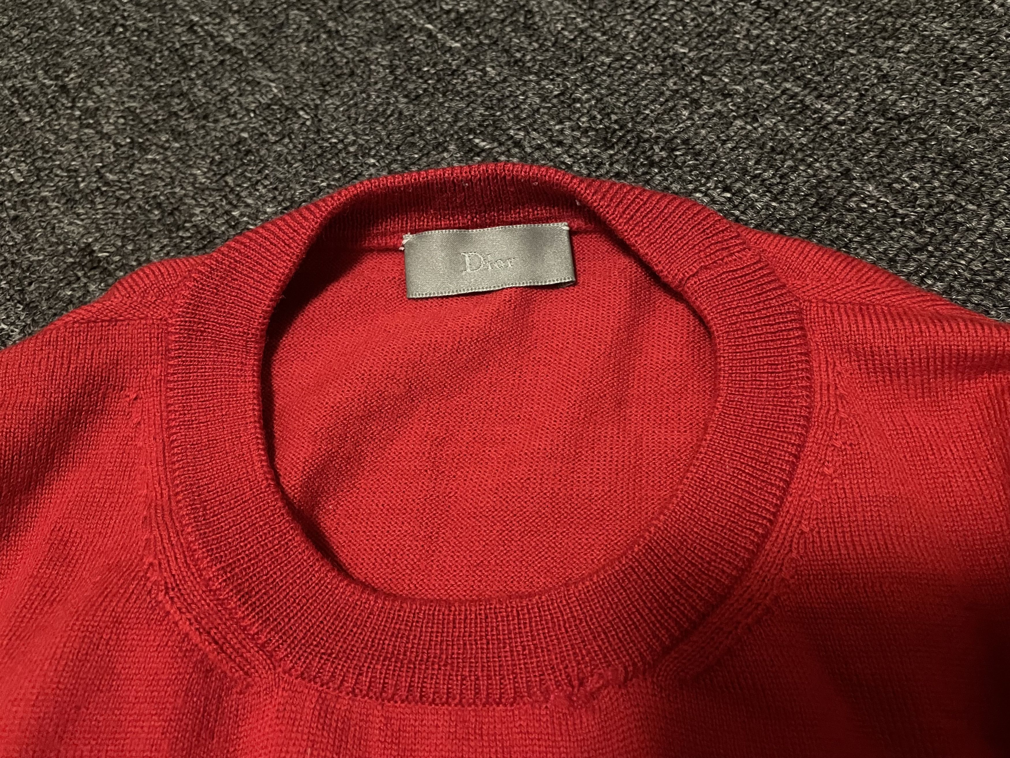 Dior DIOR red wool sweater, size M Size US M / EU 48-50 / 2 - 5 Thumbnail