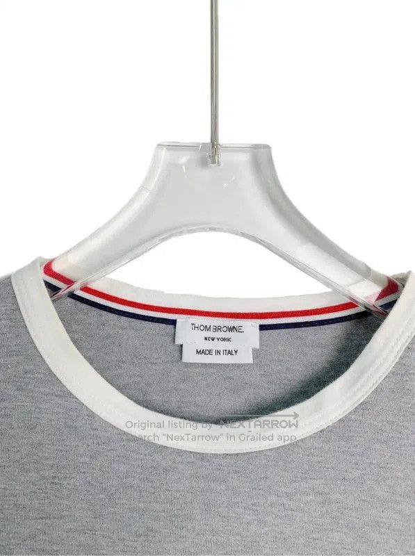 Thom Browne Thom Browne Gray Cotton Short Sleeve T-Shirt . Size US S / EU 44-46 / 1 - 3 Thumbnail