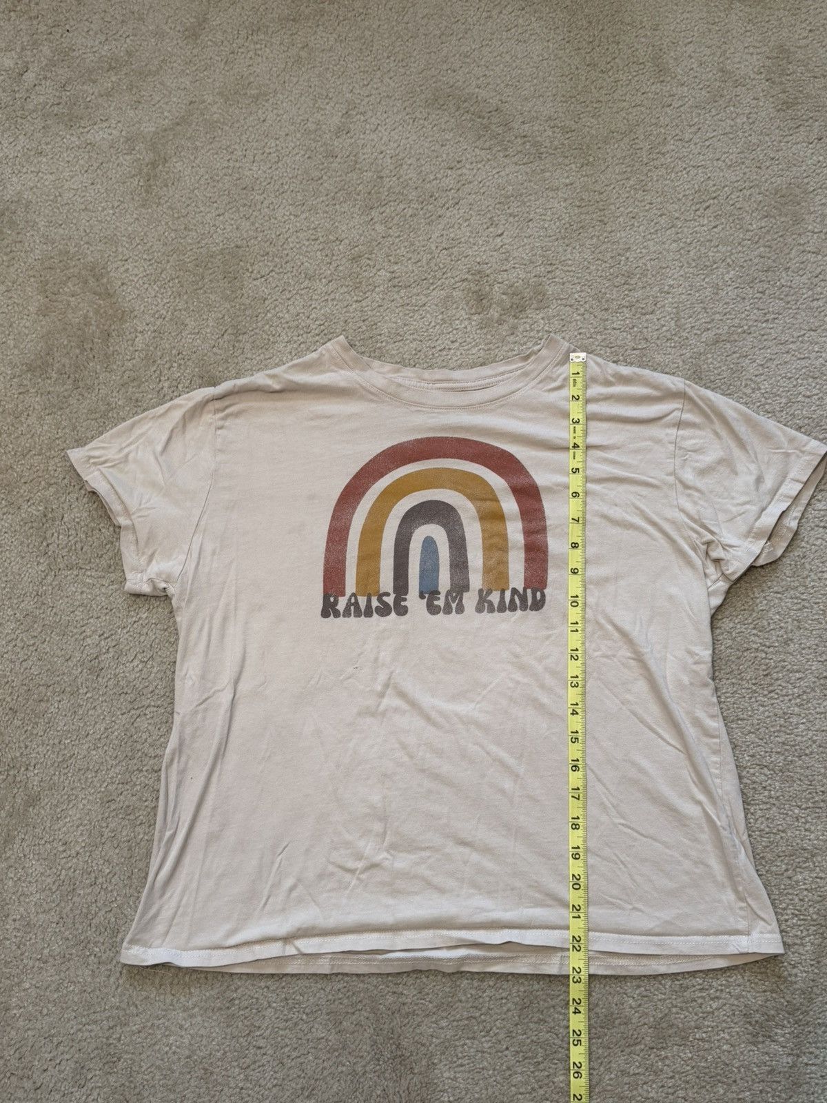 Other Doe Women's Raise ‘Em Young Rainbow Tee Size XL Size XL / US 12-14 / IT 48-50 - 2 Thumbnail