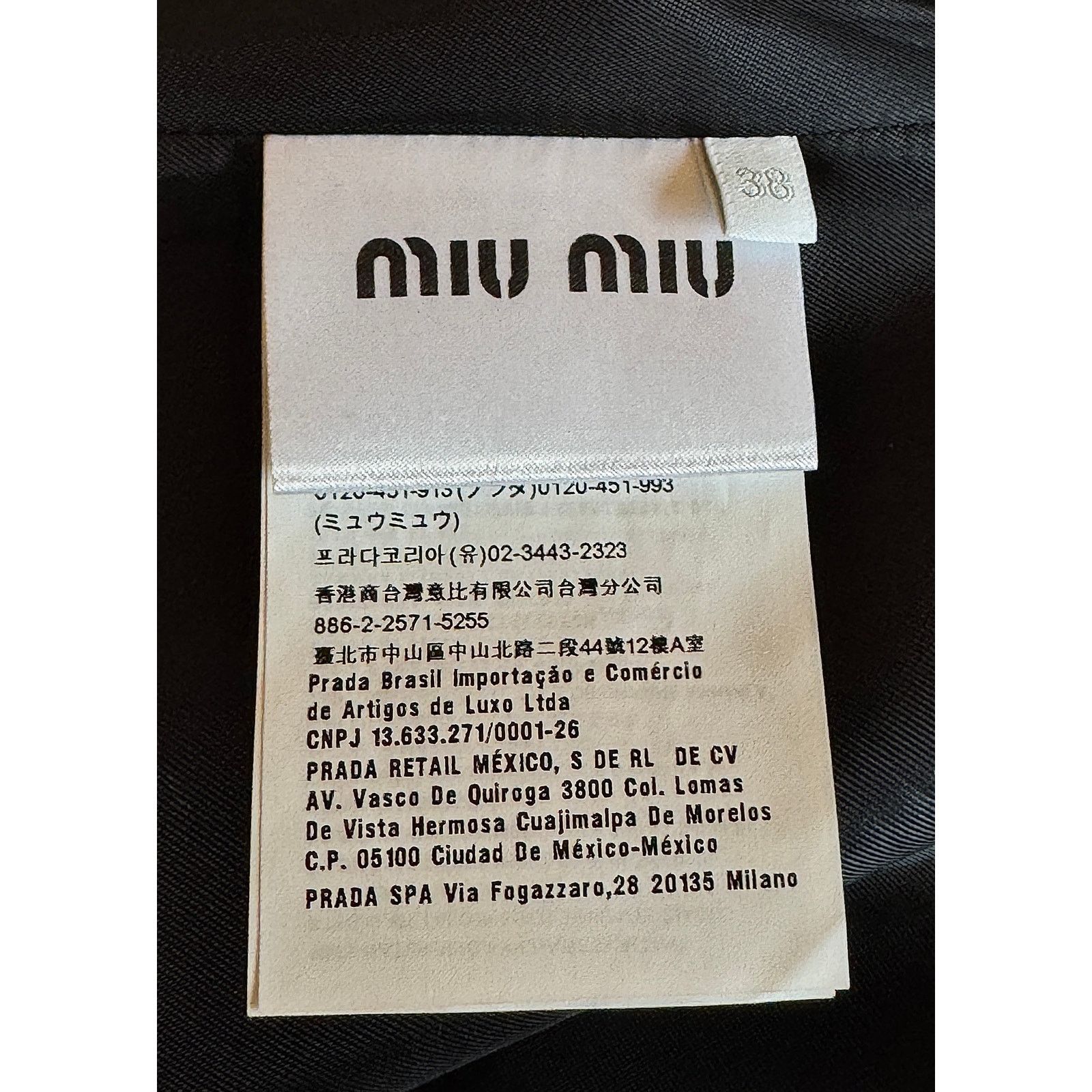 Miu Miu Miu Miu SS20 Black Oversized Cady Vest Size XS / US 0-2 / IT 36-38 - 5 Thumbnail