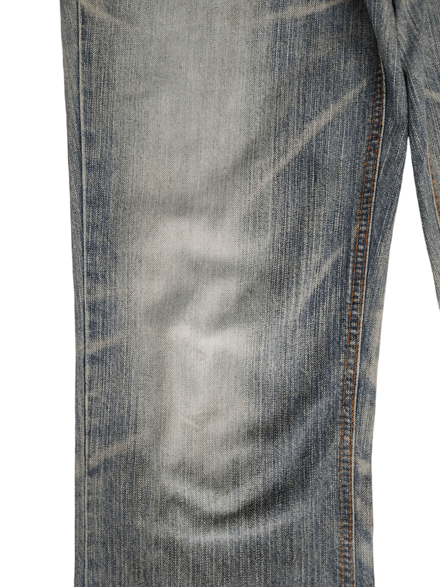 Edwin Flare Jeans Edwin XV Distress Faded Boot Cut Y2k Mudmax Size US 31 - 16 Thumbnail