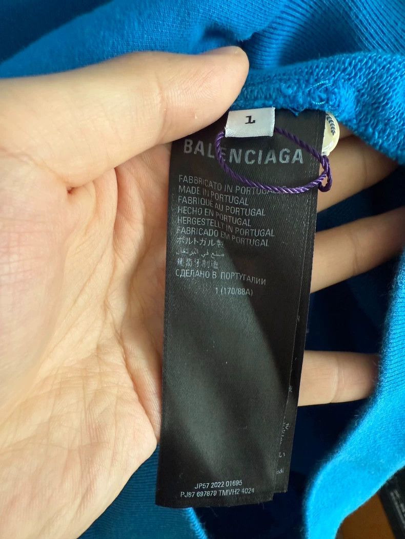 Other Balenciaga Blue Hoodie Size US S / EU 44-46 / 1 - 4 Thumbnail