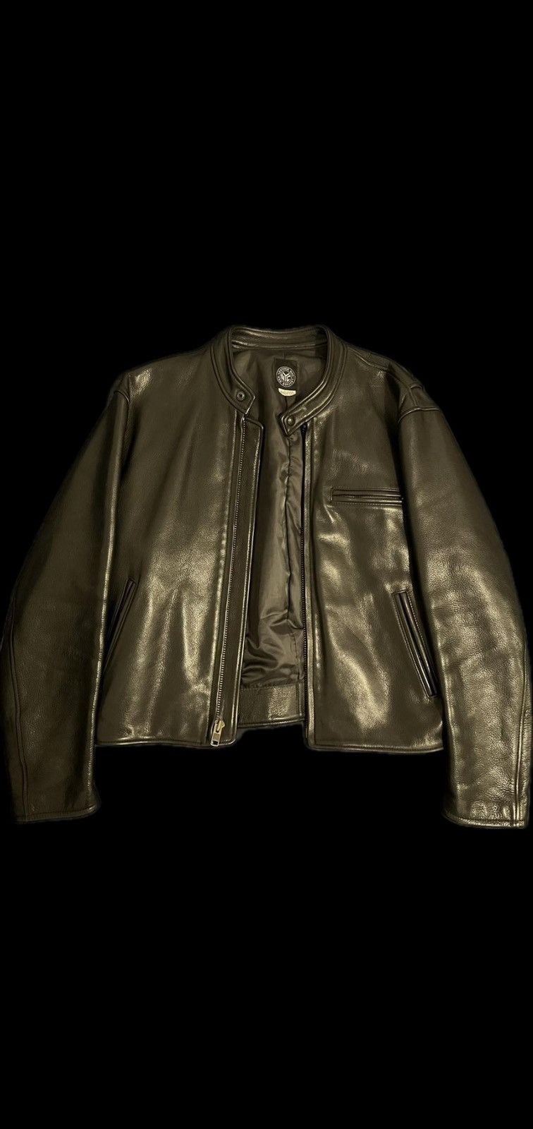 Vintage Vintage Heavy Leatherman NYC Motorcyle Jacket Size US M / EU 48-50 / 2 - 1 Thumbnail