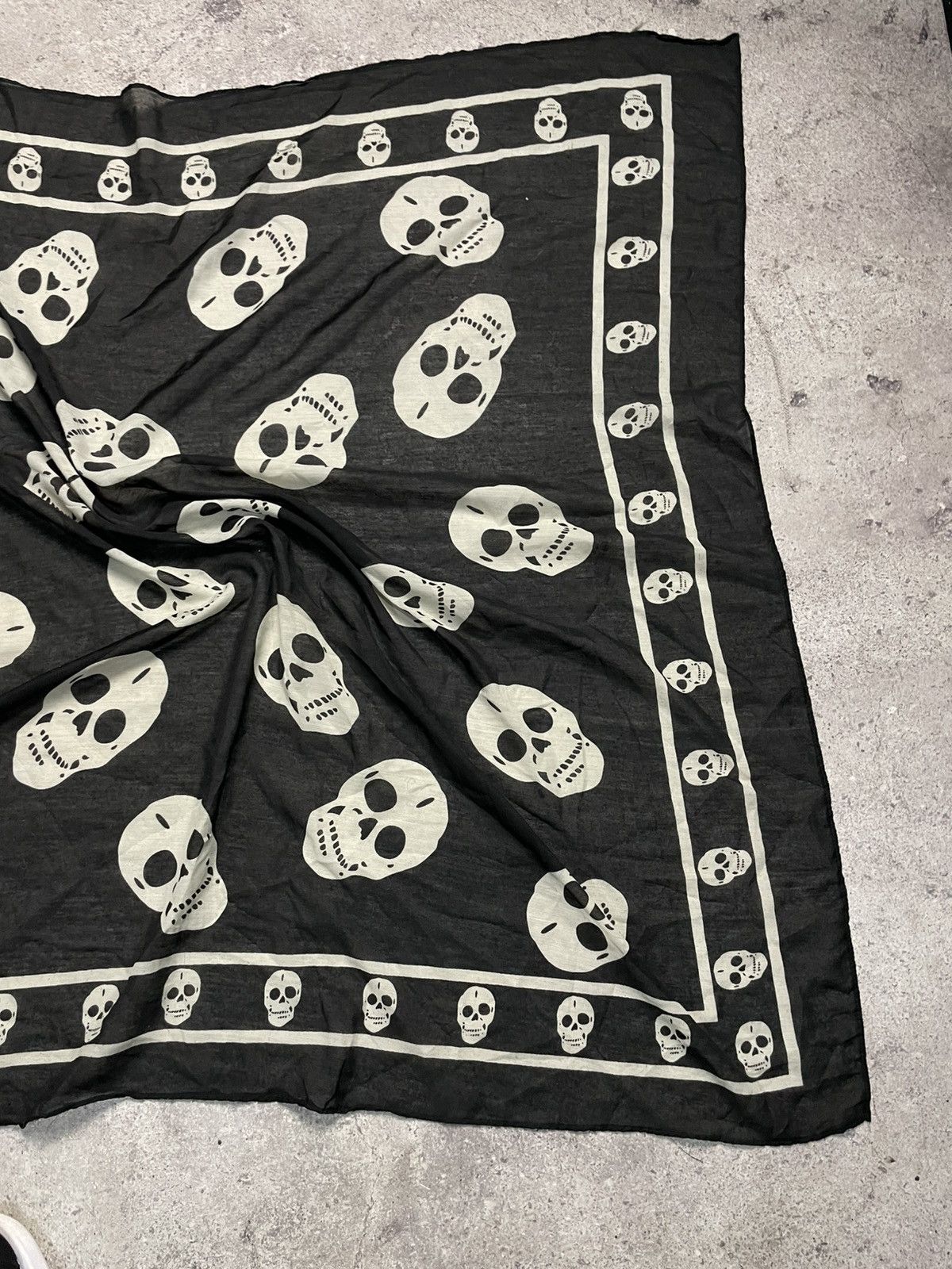 Other Vintage Skull scarf Y2K Punk Size ONE SIZE - 2 Thumbnail