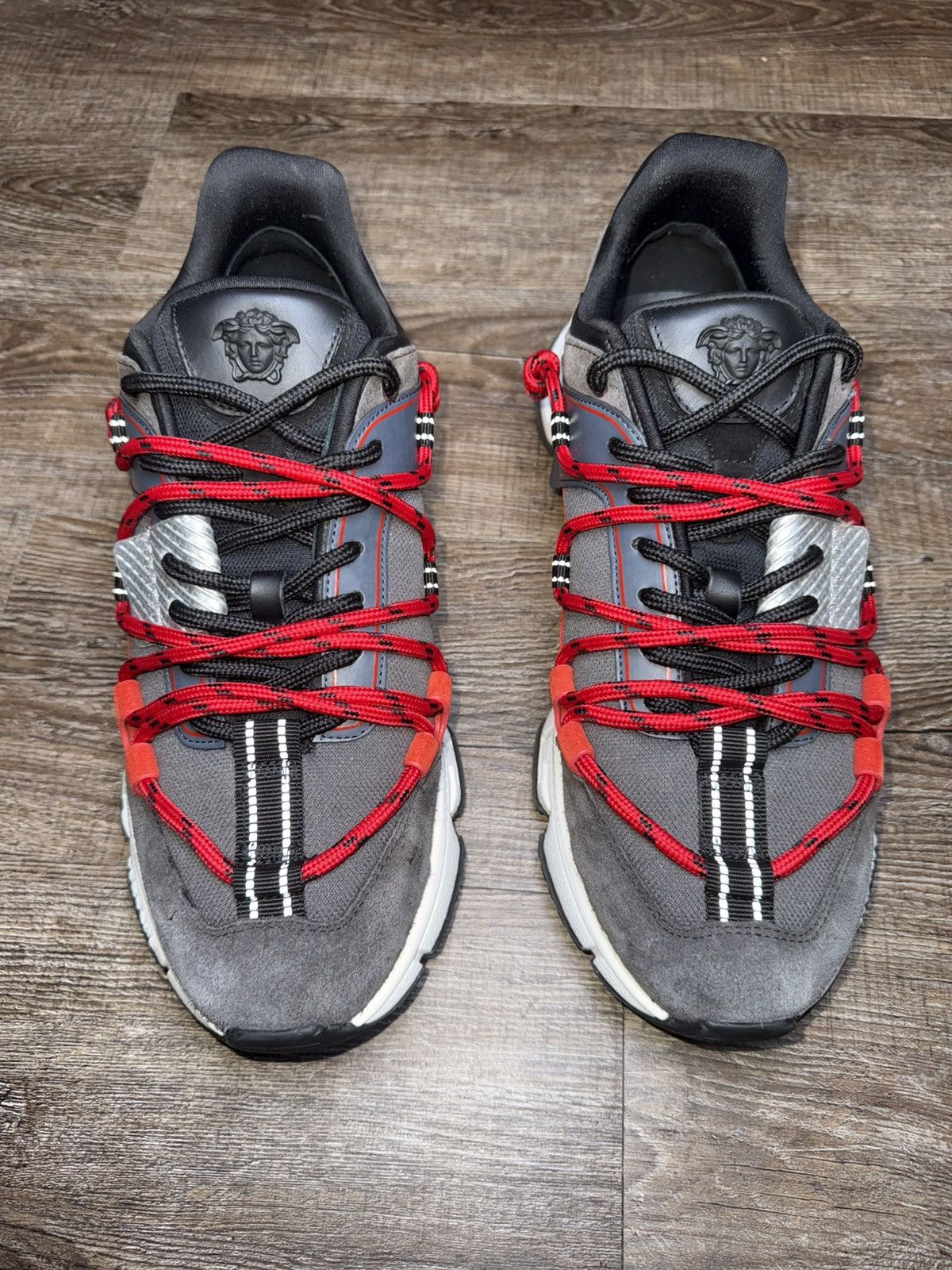 Versace VERSACE Trigreca V2 SNEAKER | Red/White | 44EU(11M) Size US 11 / EU 44 - 6 Thumbnail