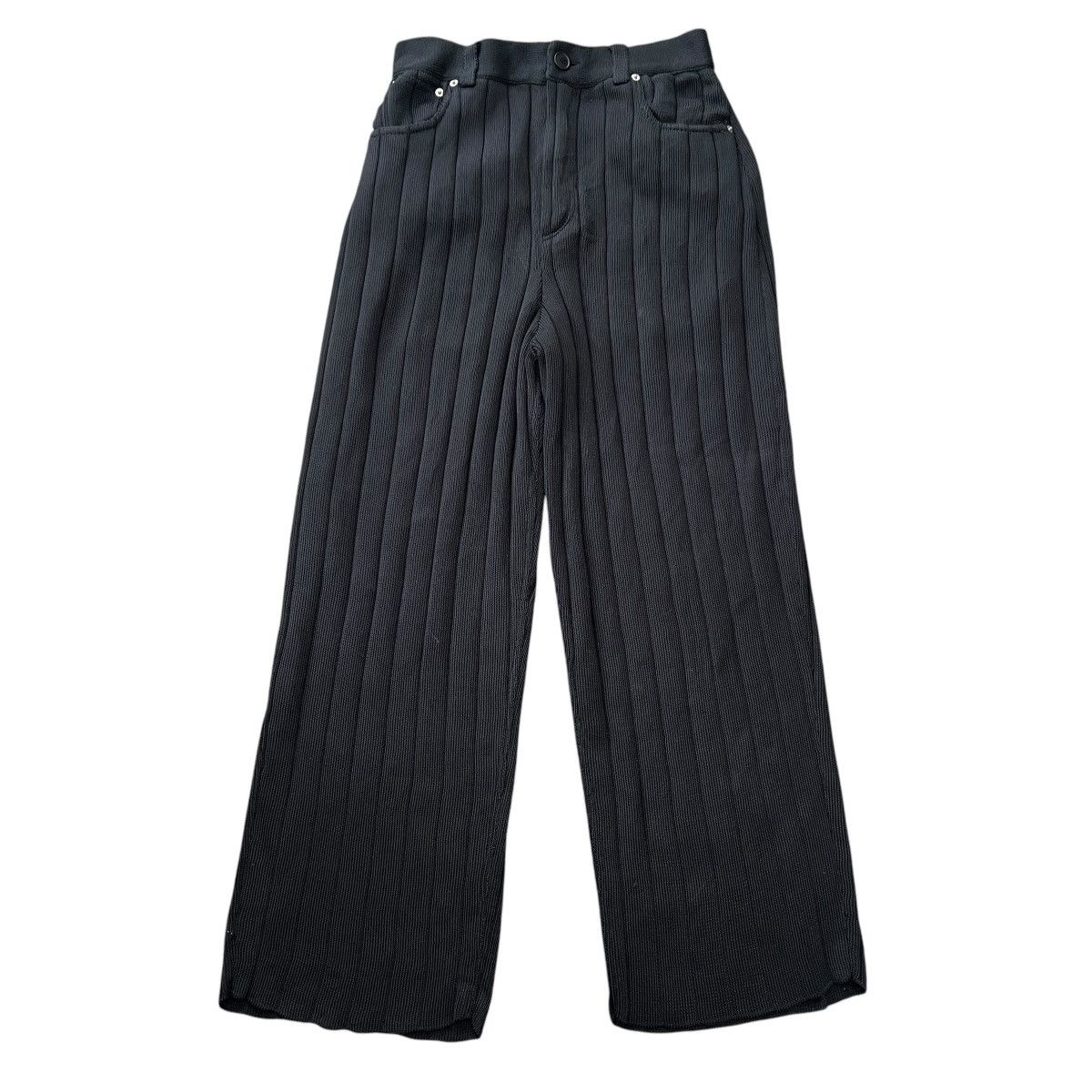 BALENCIAGA 2022SS Silk Ribs Knit Large Baggy Pants
