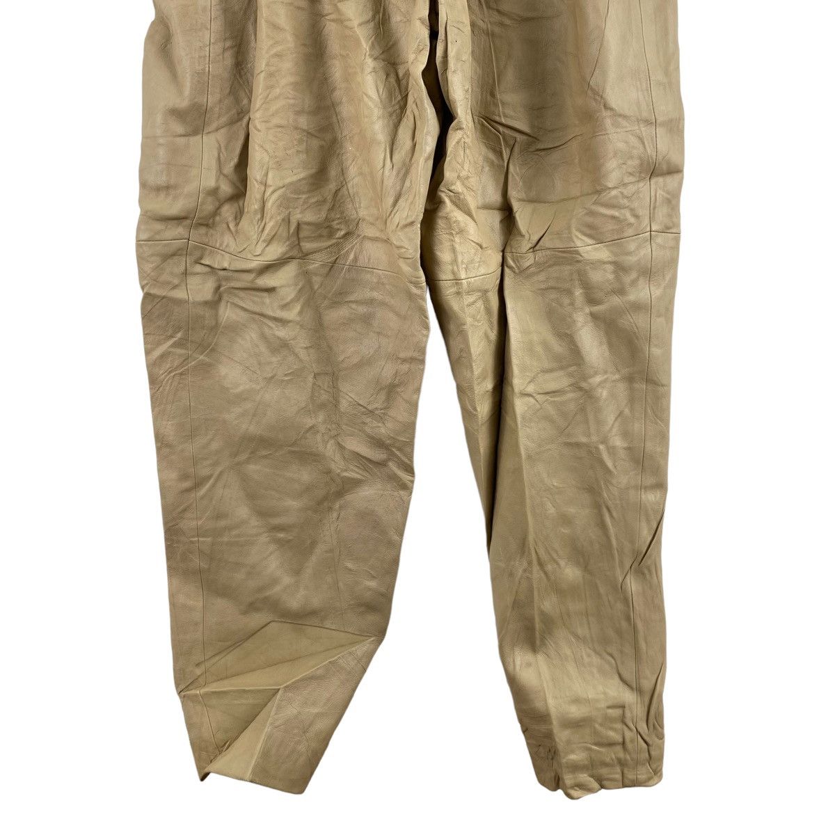 Other CHRISTIAN AUJARD Pret A Porter Japan Drop Crotch Leather Size 24" / US 00 / IT 34 - 6 Thumbnail