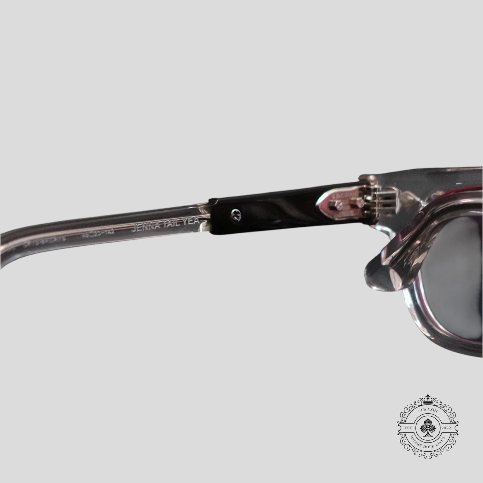 Chrome Hearts Chrome Hearts Jenna Tail Yea Glasses in Clear/Silver Size ONE SIZE - 6 Thumbnail